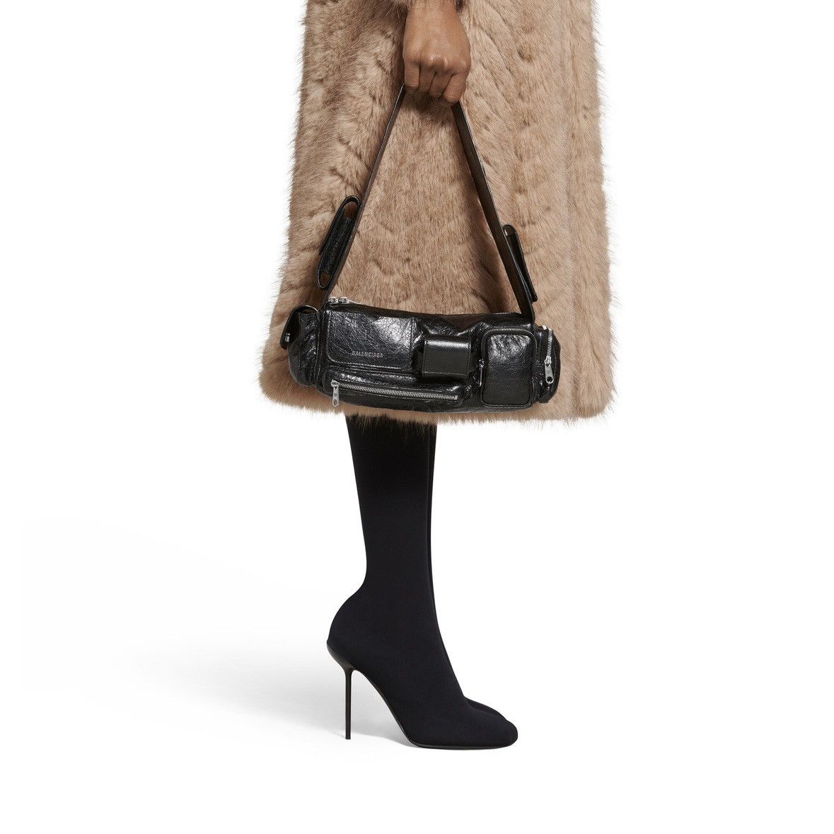 Balenciaga BALENCIAGA Arena Lamb Skin SUPERBUSY XS Slingbag Size ONE SIZE - 3 Thumbnail