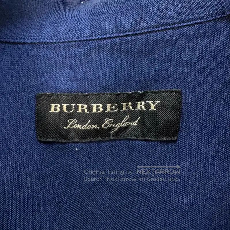 Burberry Burberry Men's Long Sleeve Blue Coat. Size US M / EU 48-50 / 2 - 6 Thumbnail