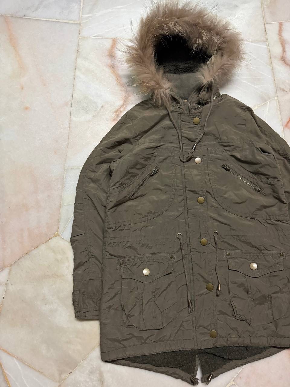 Tornado Mart TYPE AIRFORCE-07 US ARMY SHERPA WOOL JACKET LGB STYLE Size US S / EU 44-46 / 1 - 5 Thumbnail