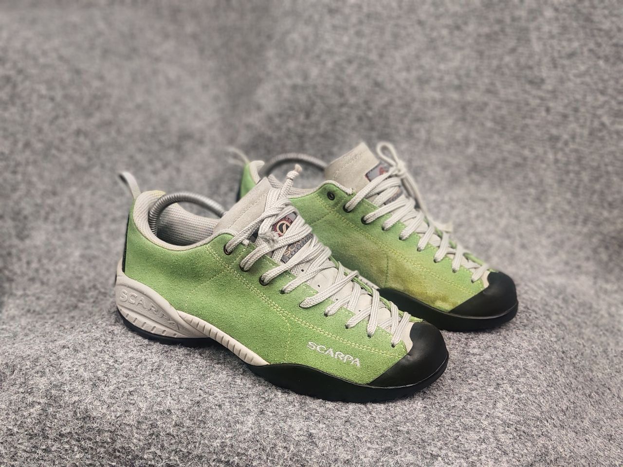 Vibram Scarpa Mojito Sneaker Green Lace Up Leather Walking Shoes Size US 6 / EU 39 - 8 Thumbnail