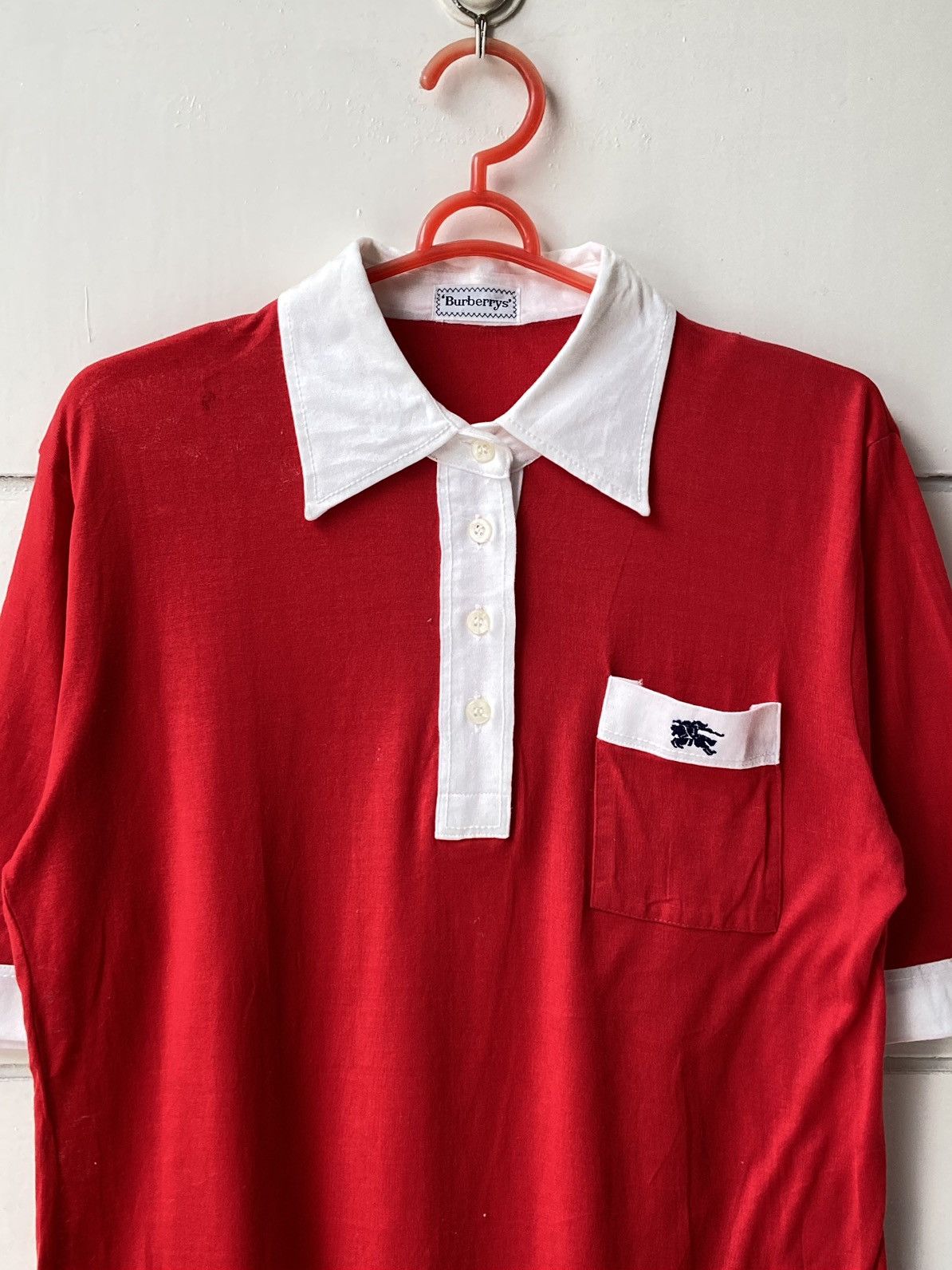 Burberry BURBERRYS Red T-shirt Size US XS / EU 42 / 0 - 3 Thumbnail