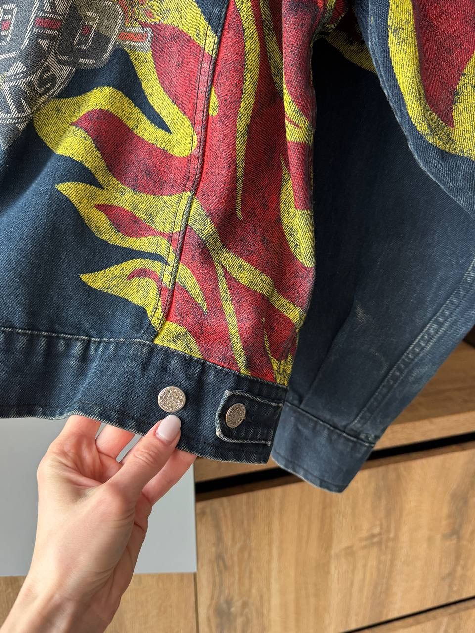 Ferre Vtg FERRE JEANS Denim Jacket Western Wear Made in Italy Size US L / EU 52-54 / 3 - 3 Thumbnail