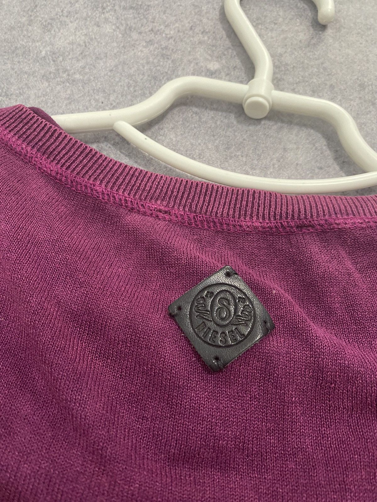 Diesel Vintage Diesel Purple Top Long Sleeve Blouse Asymmetric Size M / US 6-8 / IT 42-44 - 7 Thumbnail