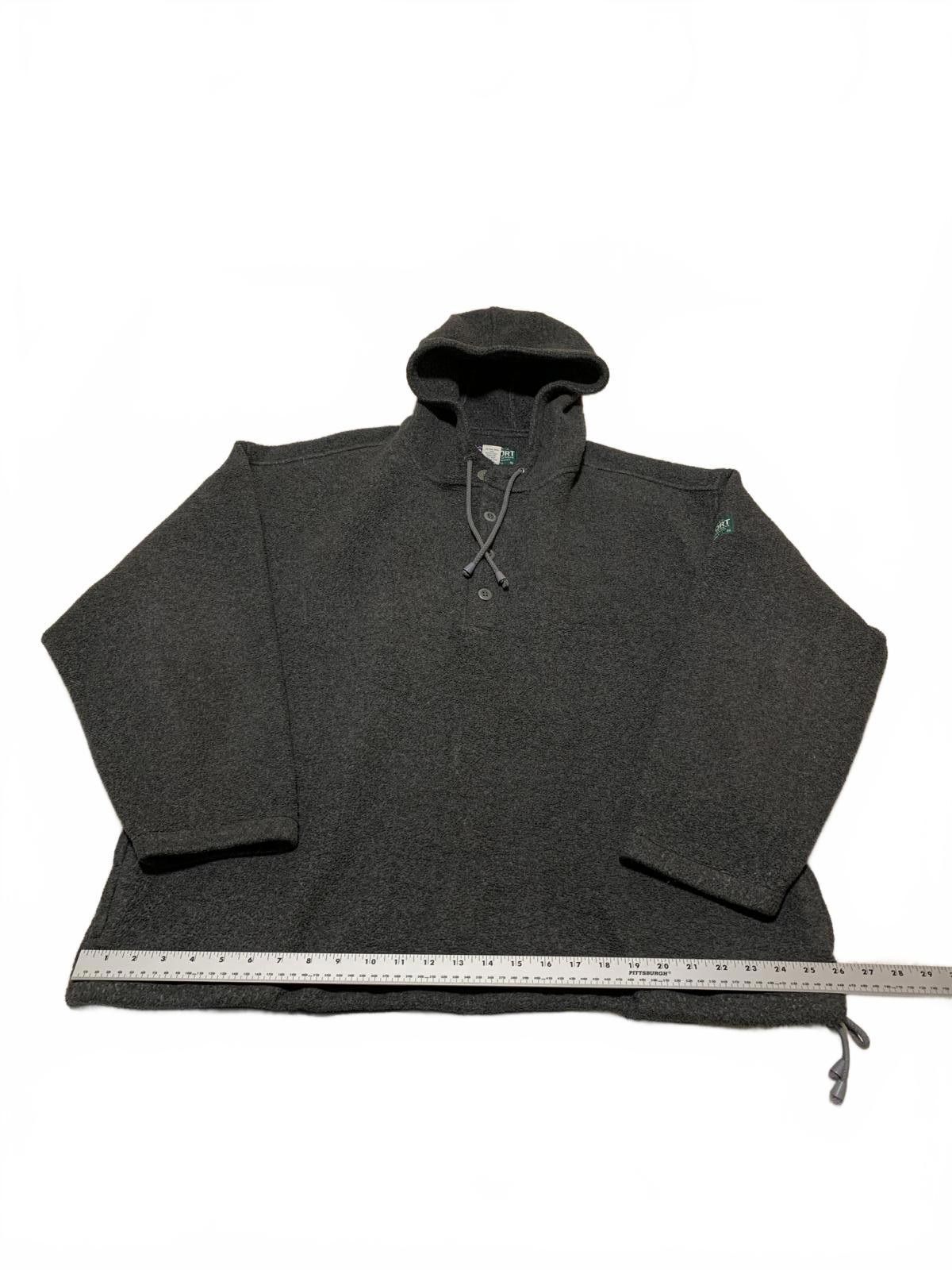 Abercrombie & Fitch Vintage Abercrombie & Fitch Techsport Men's L Fleece Hoodie Size US L / EU 52-54 / 3 - 5 Thumbnail