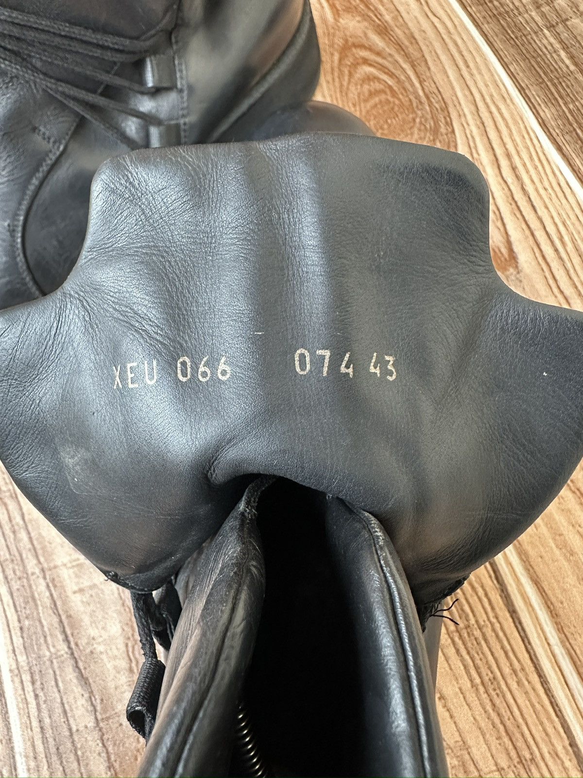 Emporio Armani Empirio Armani Leather Biker Lace Up Boots Like Rick Owens Size US 10 / EU 43 - 16 Thumbnail