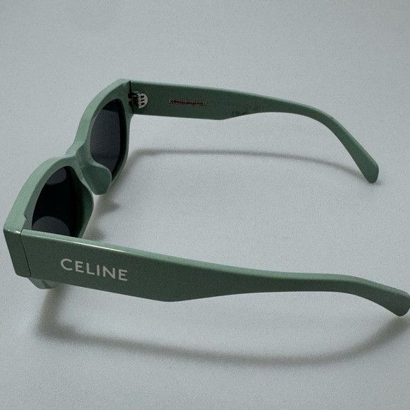 Celine Celine Monochroms 54MM Cat Eye Sunglasses Green Size ONE SIZE - 4 Thumbnail
