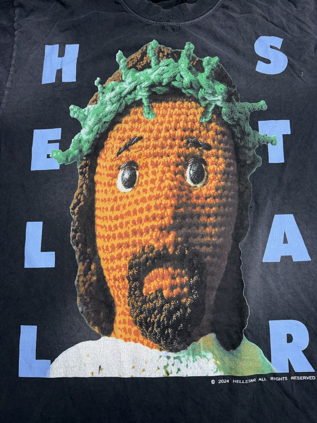 HELLSTAR Hellstar Crochet T-shirt Size US XL / EU 56 / 4 - 2 Thumbnail