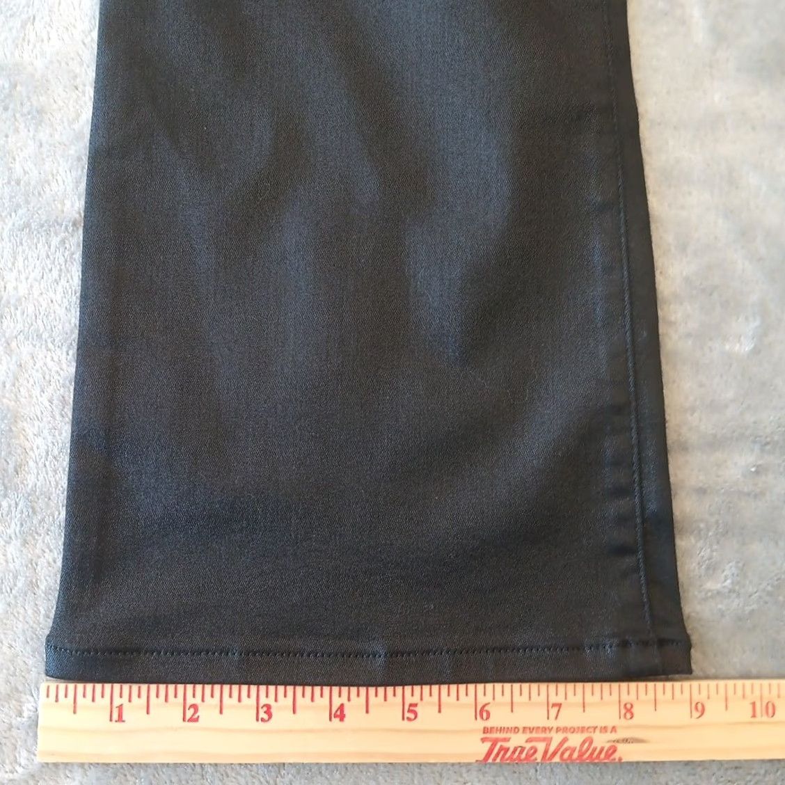 Express Express Cropped Pants Womens Large Black Pull On High Rise Flared 32x26 Pants Womens Express Size 36" / US 14 / IT 50 - 6 Thumbnail