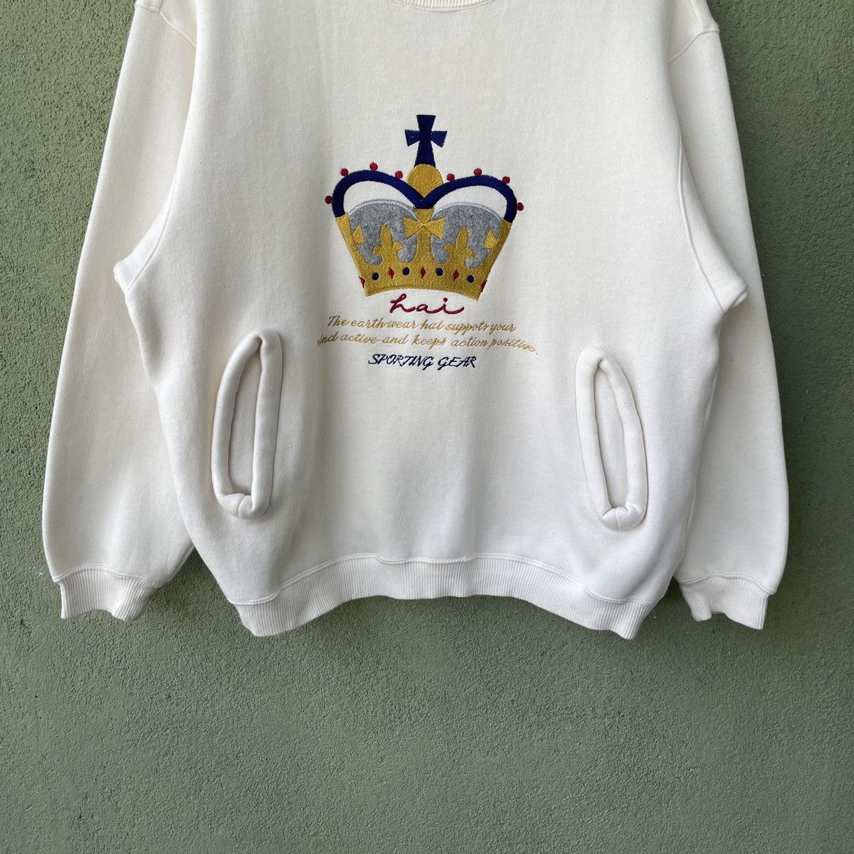 Hai Sporting Gear Vtg Issey Miyake High Sporting Gear Rare Sweatshirt Big Logo Size US M / EU 48-50 / 2 - 5 Thumbnail