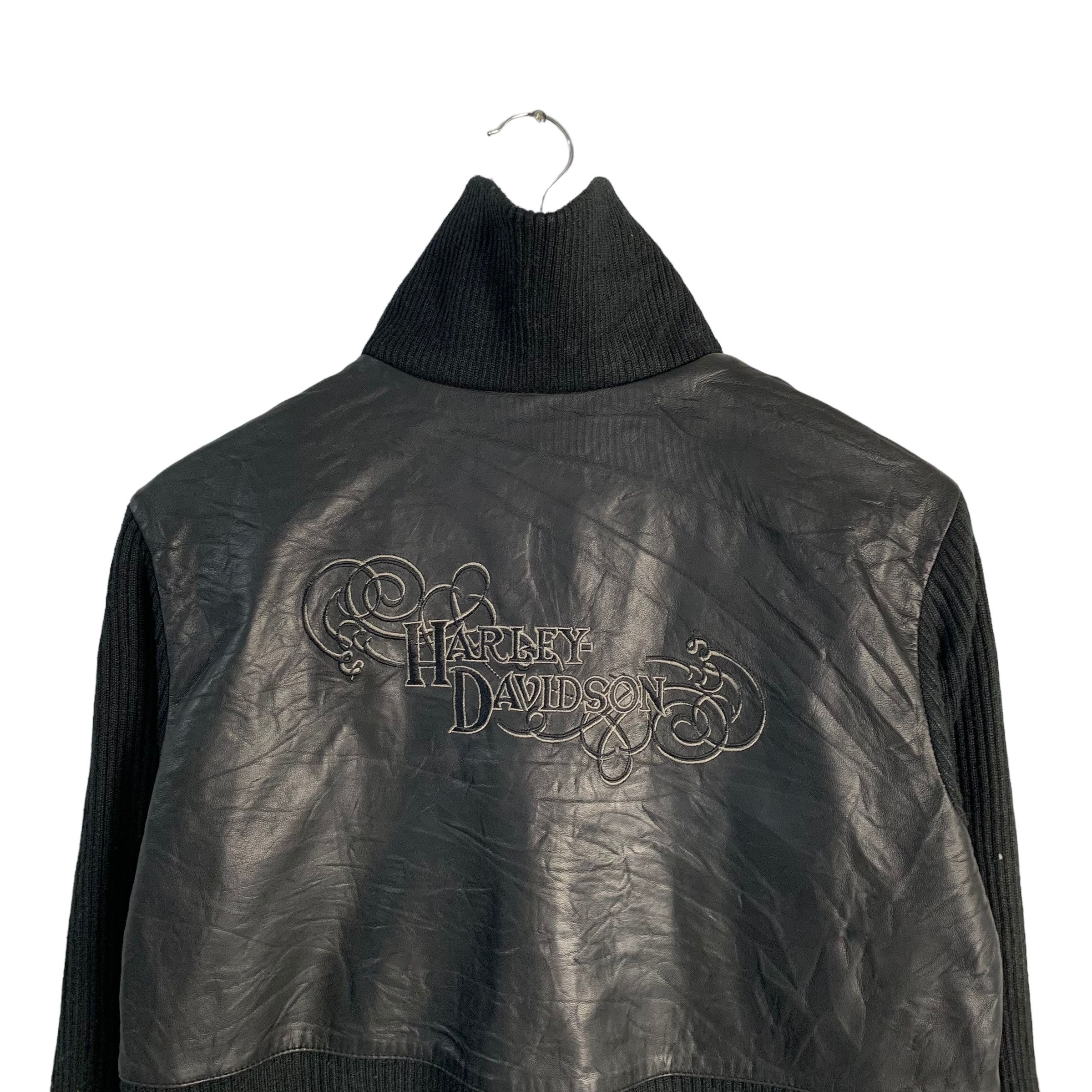 Harley Davidson Harley Davidson Spellout Leather Jacket Size XL / US 12-14 / IT 48-50 - 5 Thumbnail