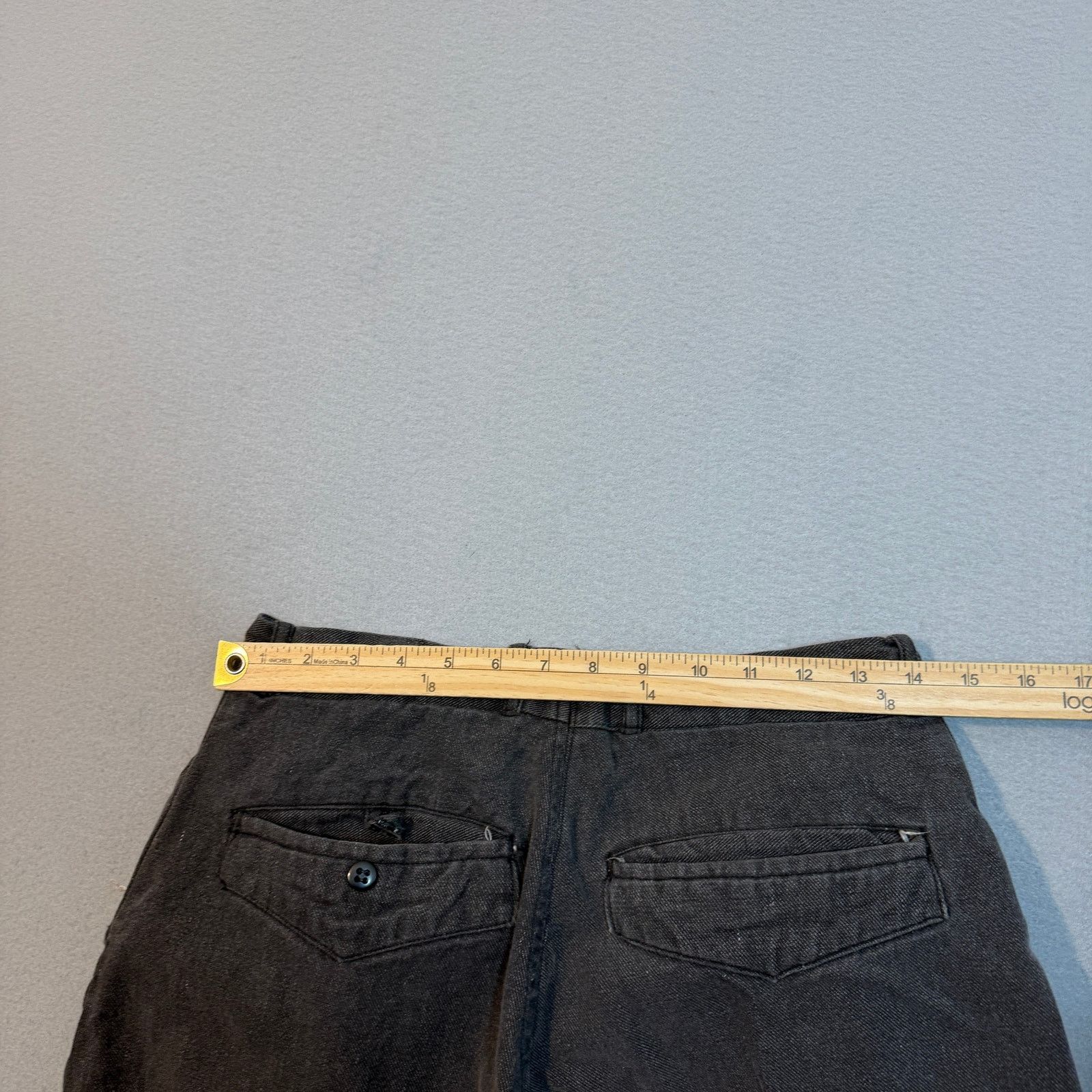 Vintage Vintage French Workwear Salt Pepper Riding Breeches 28x24 Size US 28 / EU 44 - 10 Thumbnail