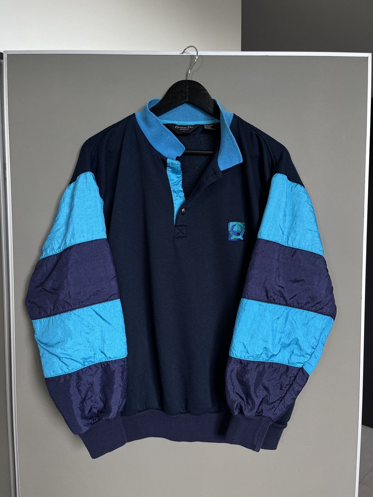 Christian Dior Monsieur 80’s Christian Dior Sport Pullover Nylon Sleeves Size US L / EU 52-54 / 3 - 6 Thumbnail