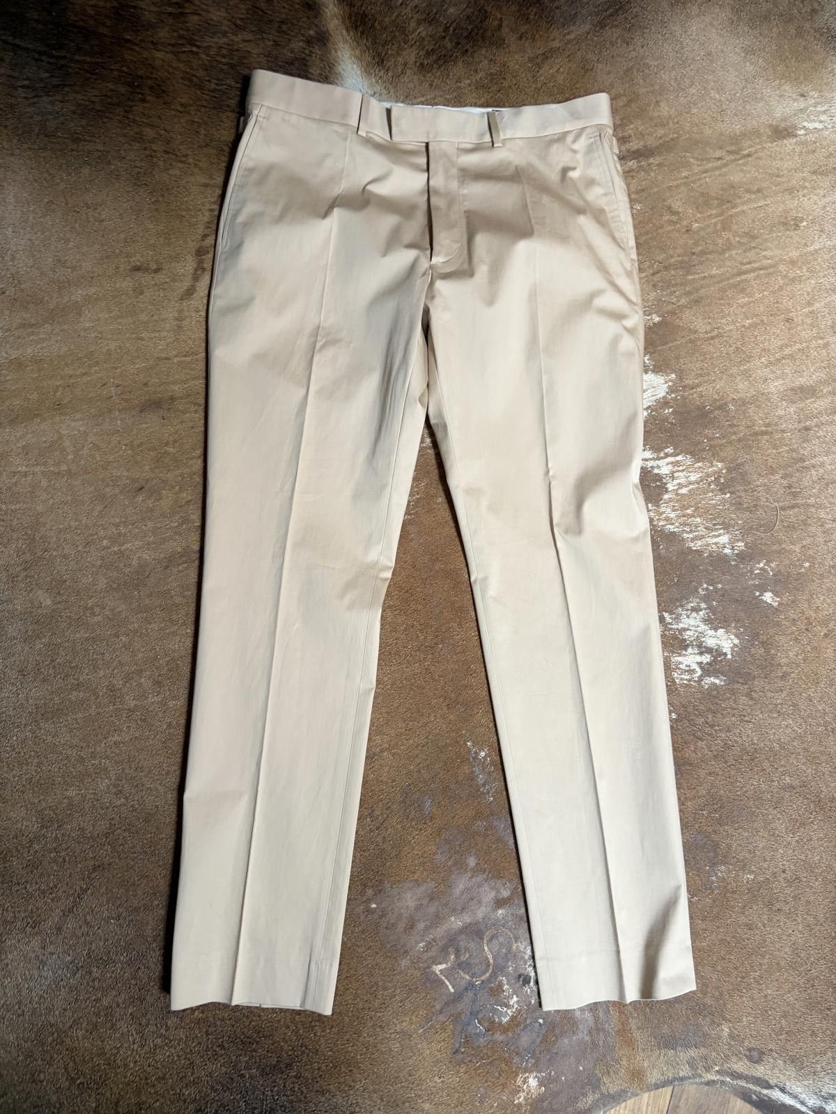 Louis Vuitton Louis Vuitton Tailored Cotton Trousers – Beige Size US 34 / EU 50 - 1 Thumbnail