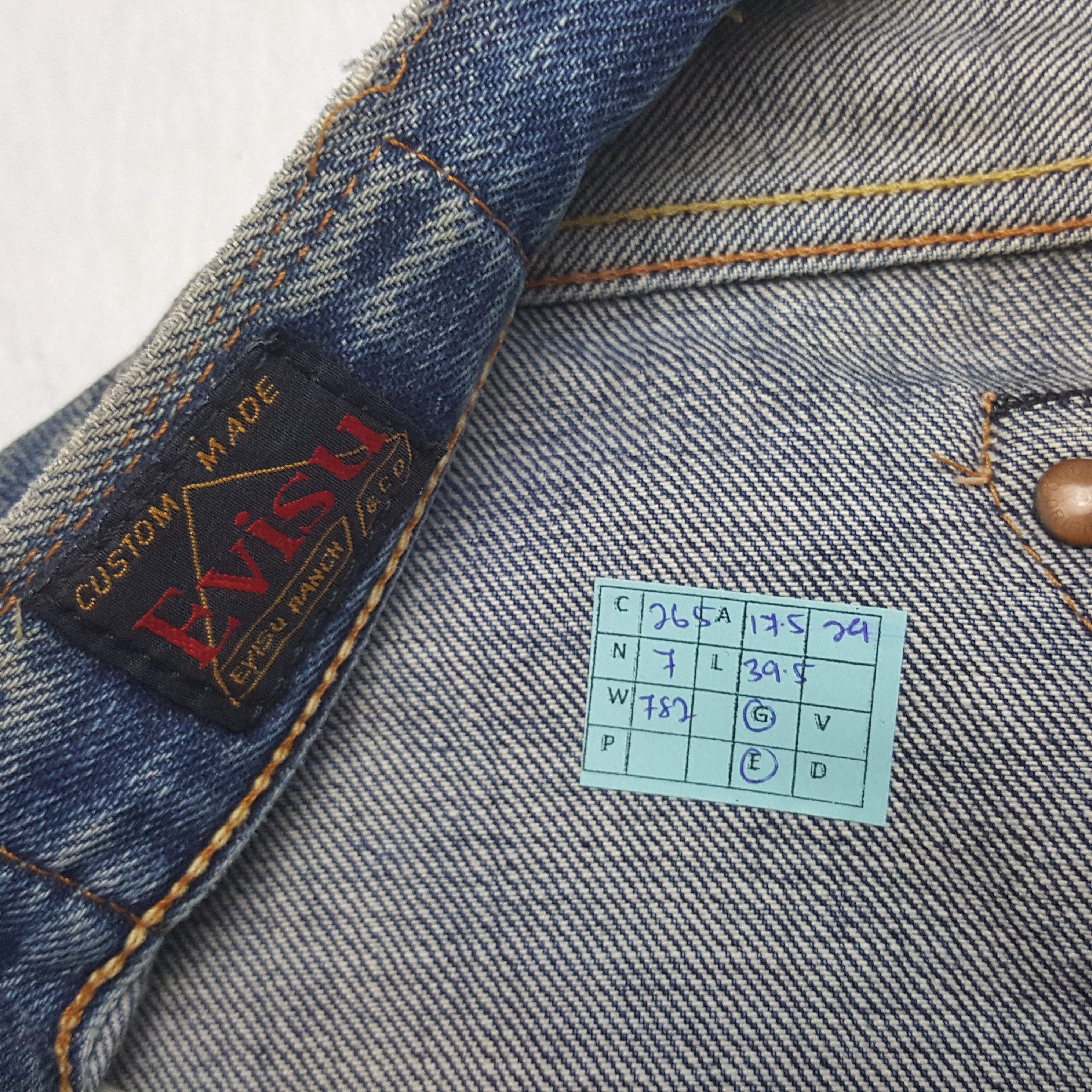 Evisu × Vintage Vintage Evisu Selvedge Custom Daicock Denim Jeans Size US 35 - 14 Thumbnail