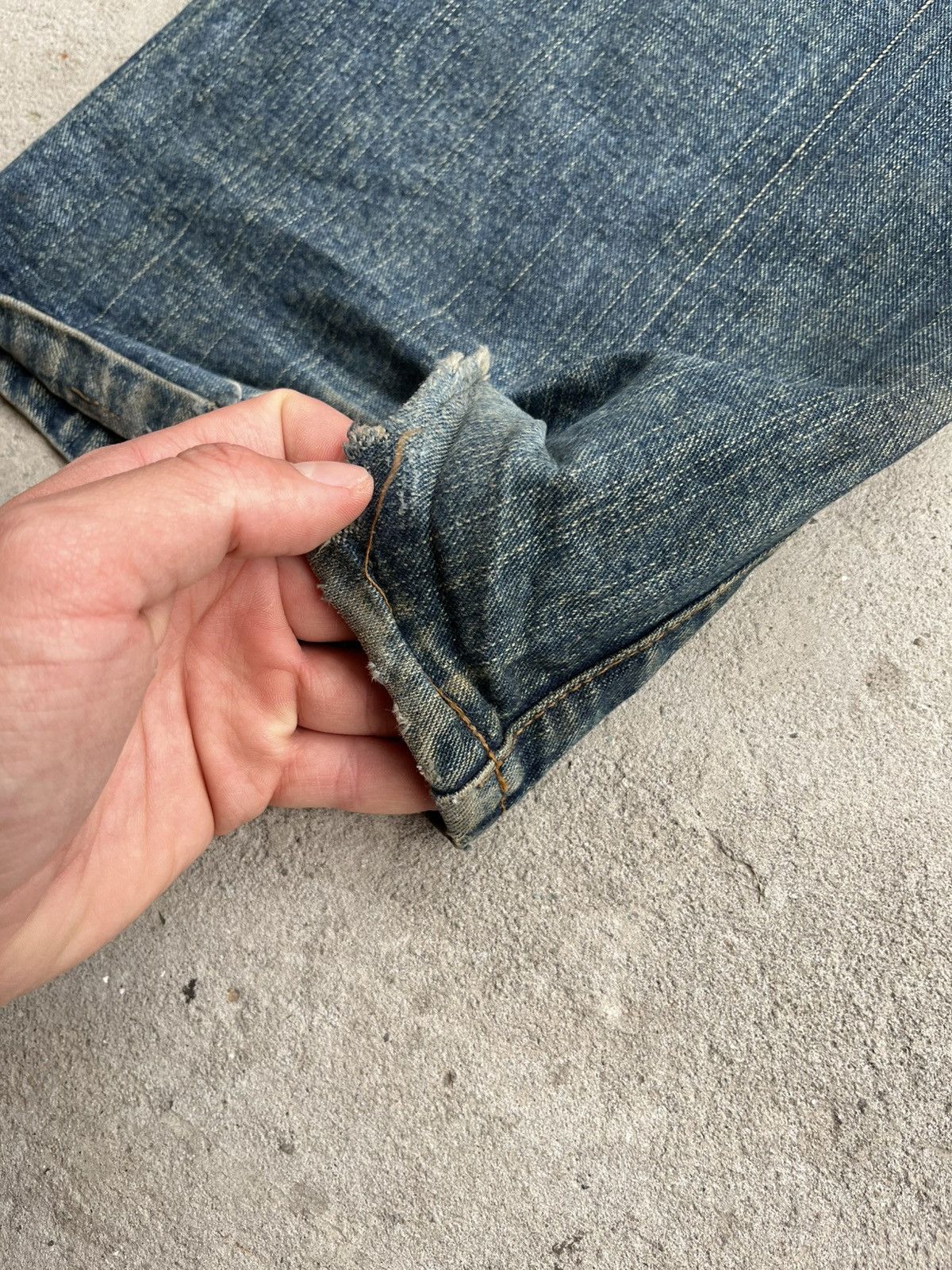 Miss Sixty Flared Miss Sixty Dirty Faded Denim Pants Jeans Y2K Japanese Size 32" / US 10 / IT 46 - 19 Thumbnail