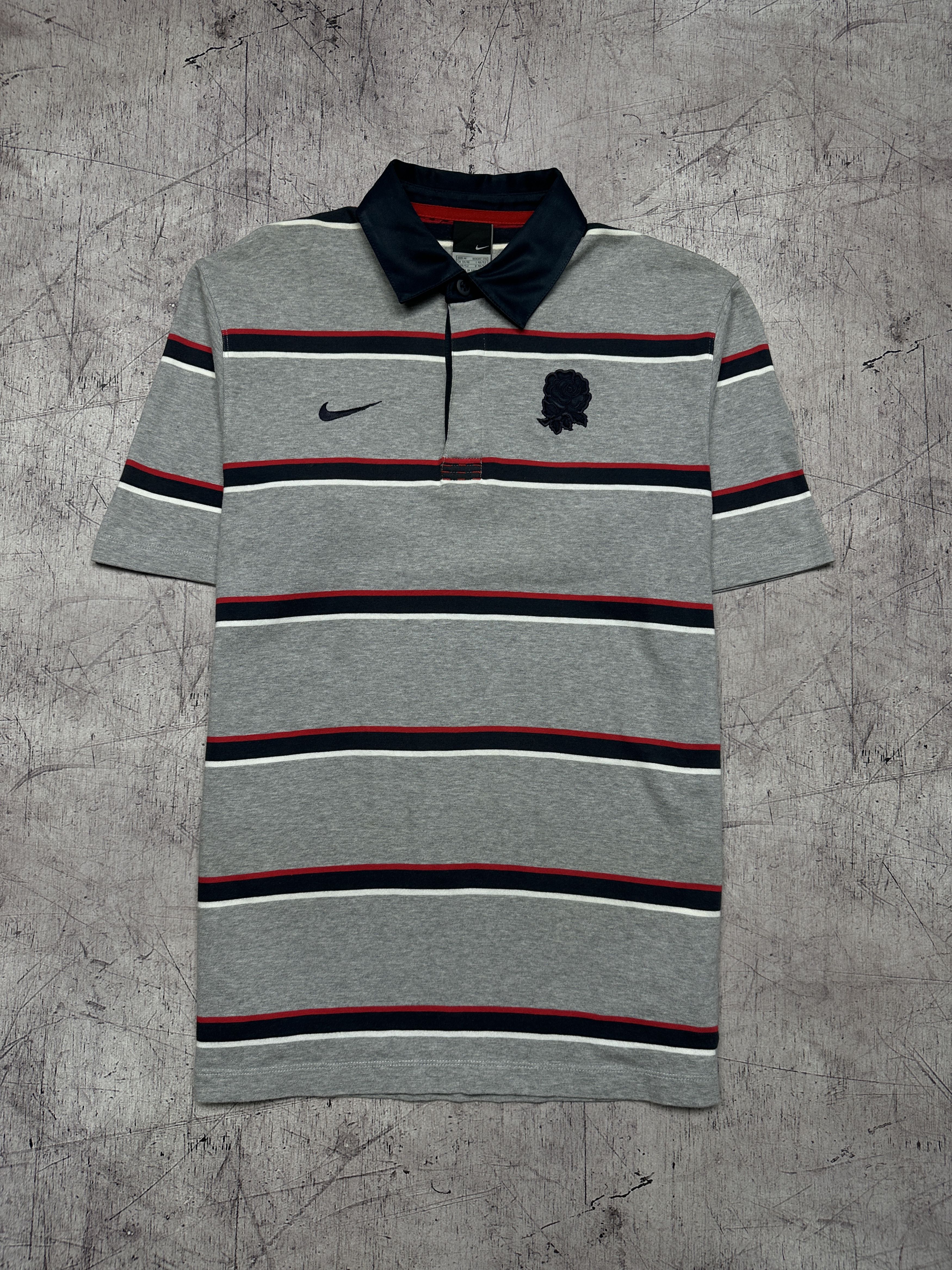 Nike Nike Rugby Vintage Mens Striped Polo Shirt Size US M / EU 48-50 / 2 - 1 Thumbnail