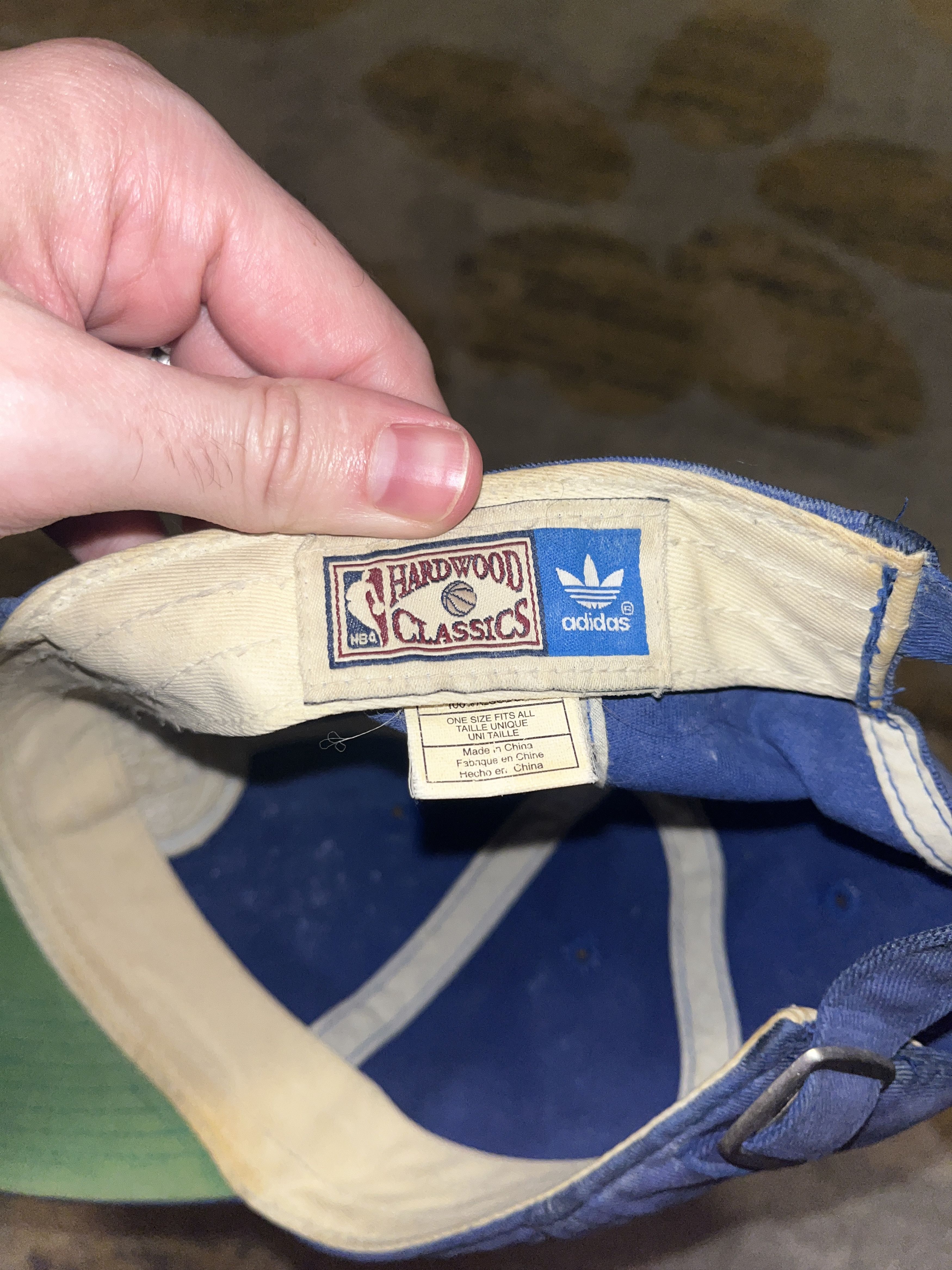 Adidas Vintage Blue Detroit Pistons Hat Adidas Hardwood Classics Size ONE SIZE - 6 Thumbnail