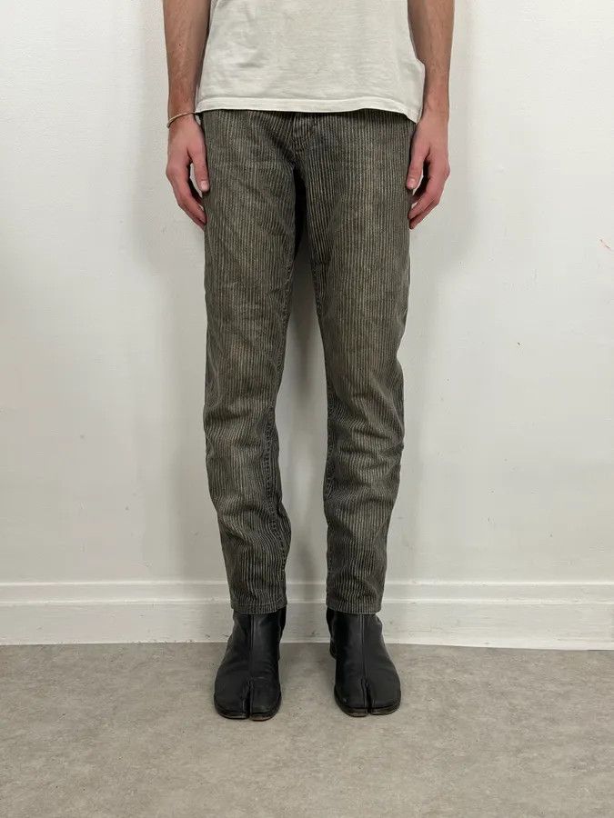 Roberto Cavalli 2000s Roberto Cavalli Grey Stripes Pants Size US 30 / EU 46 - 2 Thumbnail