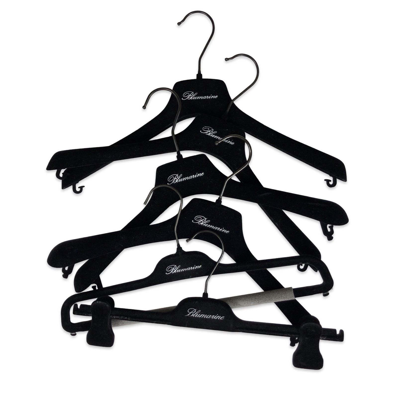 Blumarine Blumarine Logo Velour Hangers Size ONE SIZE - 1 Thumbnail
