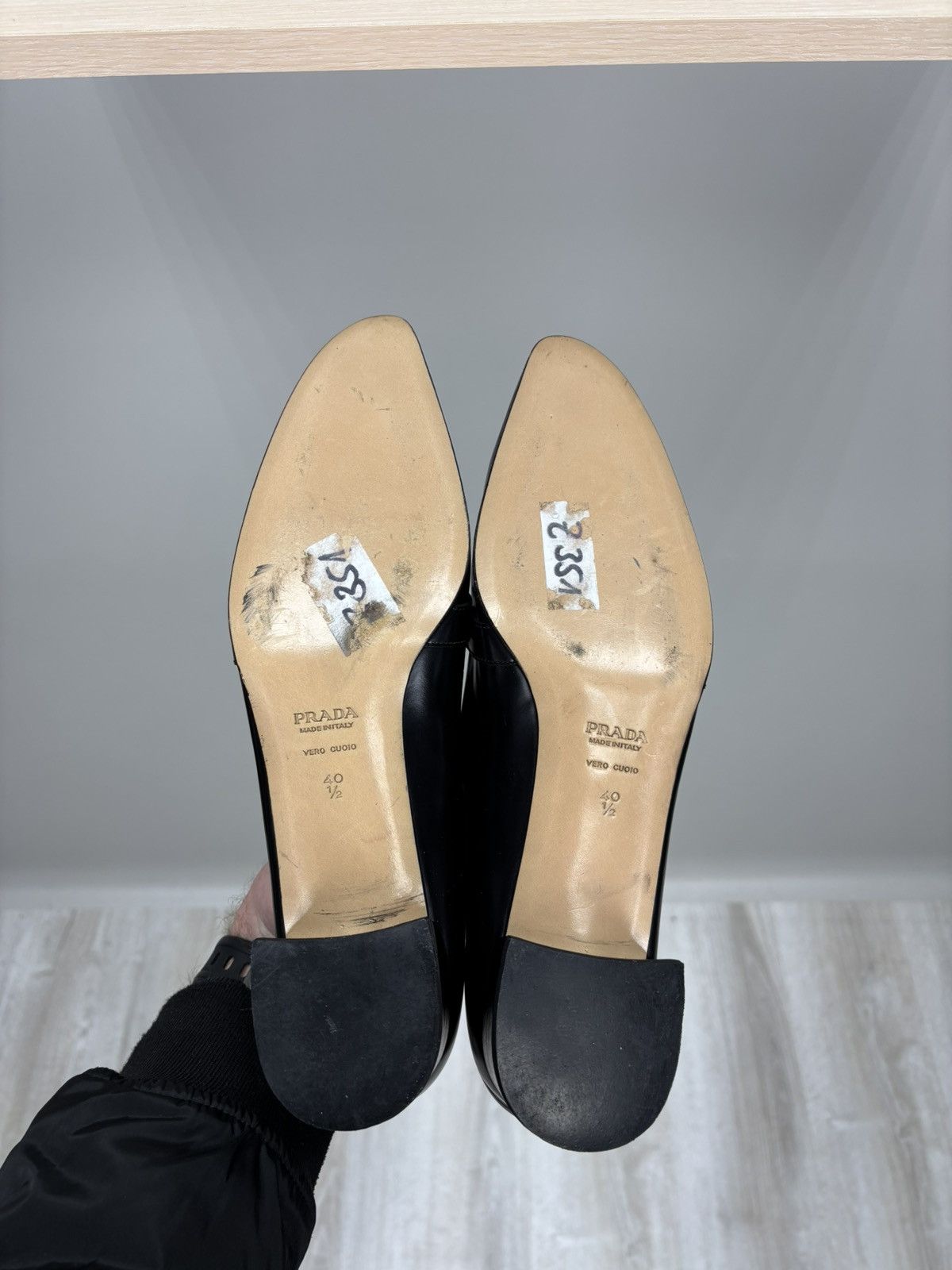 Prada Womens shoes Prada Size 40 1/2 Color Black Size US 10.5 / IT 40.5 - 10 Thumbnail