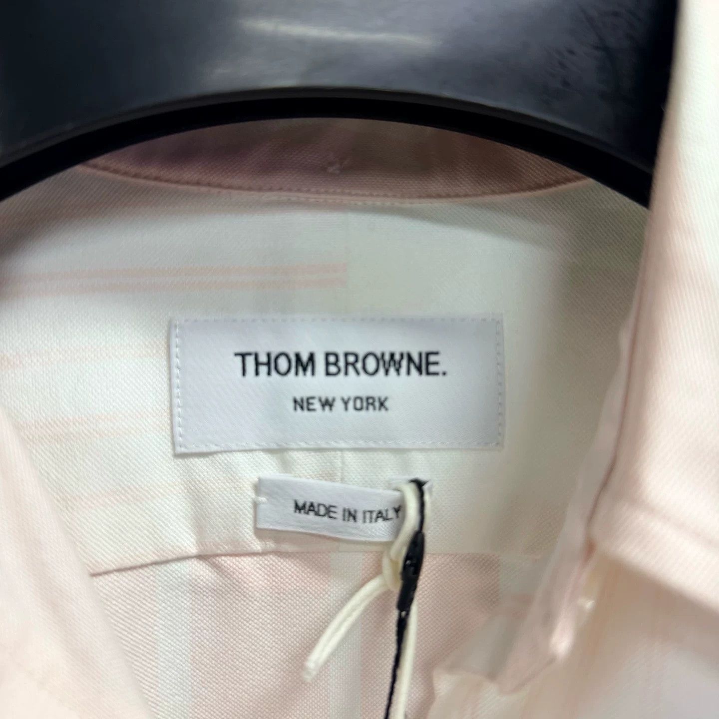 Thom Browne Thom Browne Solid Long-Sleeve Shirt Size US M / EU 48-50 / 2 - 2 Thumbnail