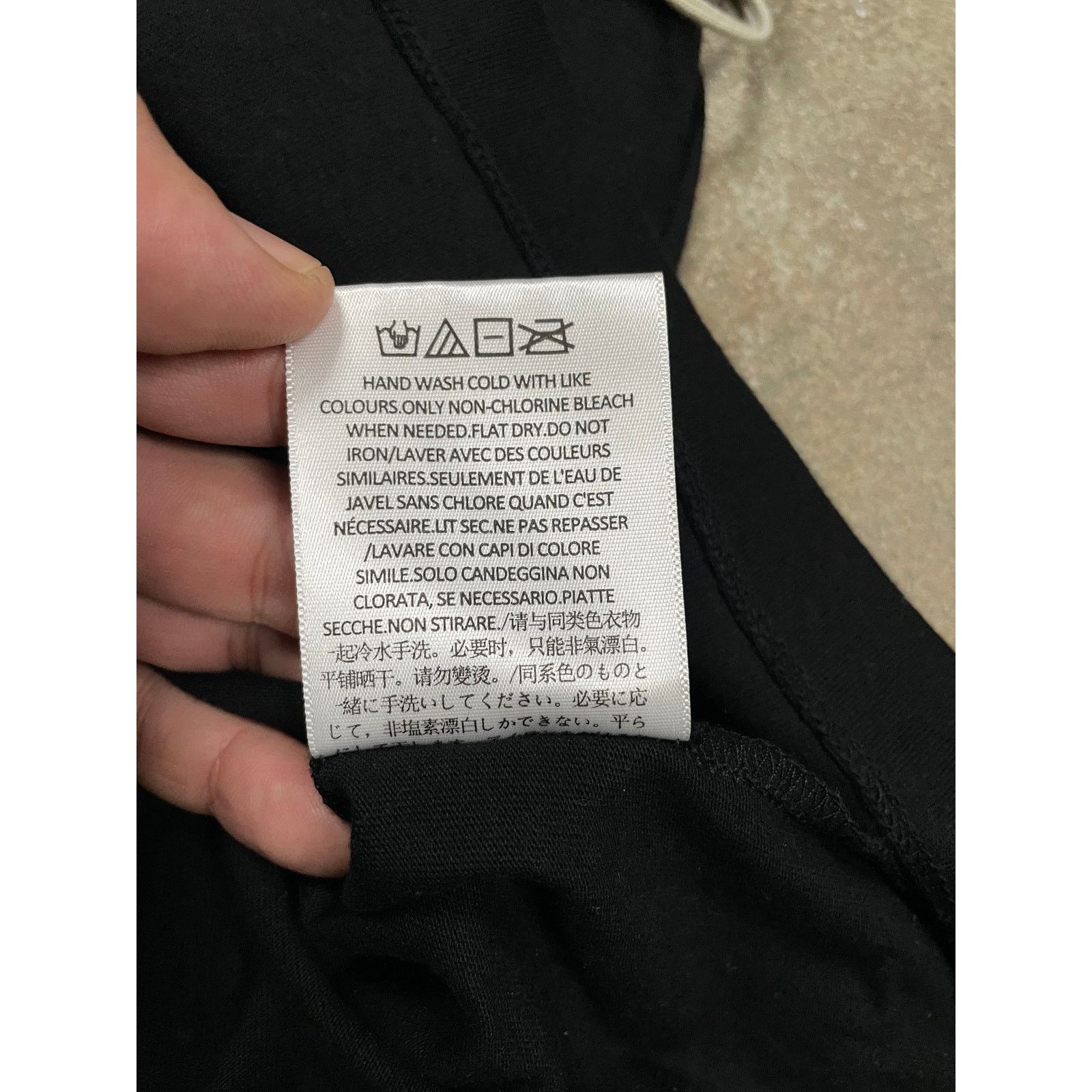 Essentials Essentials Tee Jet Black New Large With Tags Size US L / EU 52-54 / 3 - 4 Thumbnail