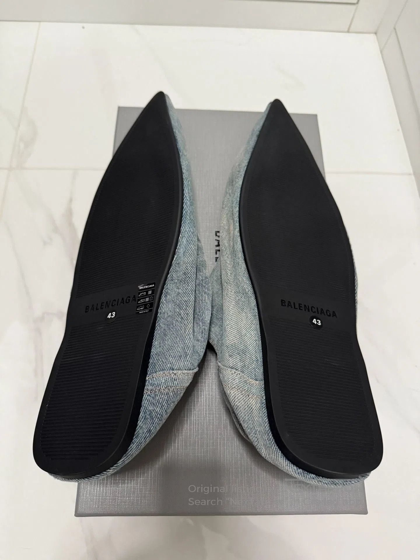 Balenciaga Balenciaga SS24 Denim Flat Mule. Size US 10 / EU 43 - 5 Thumbnail
