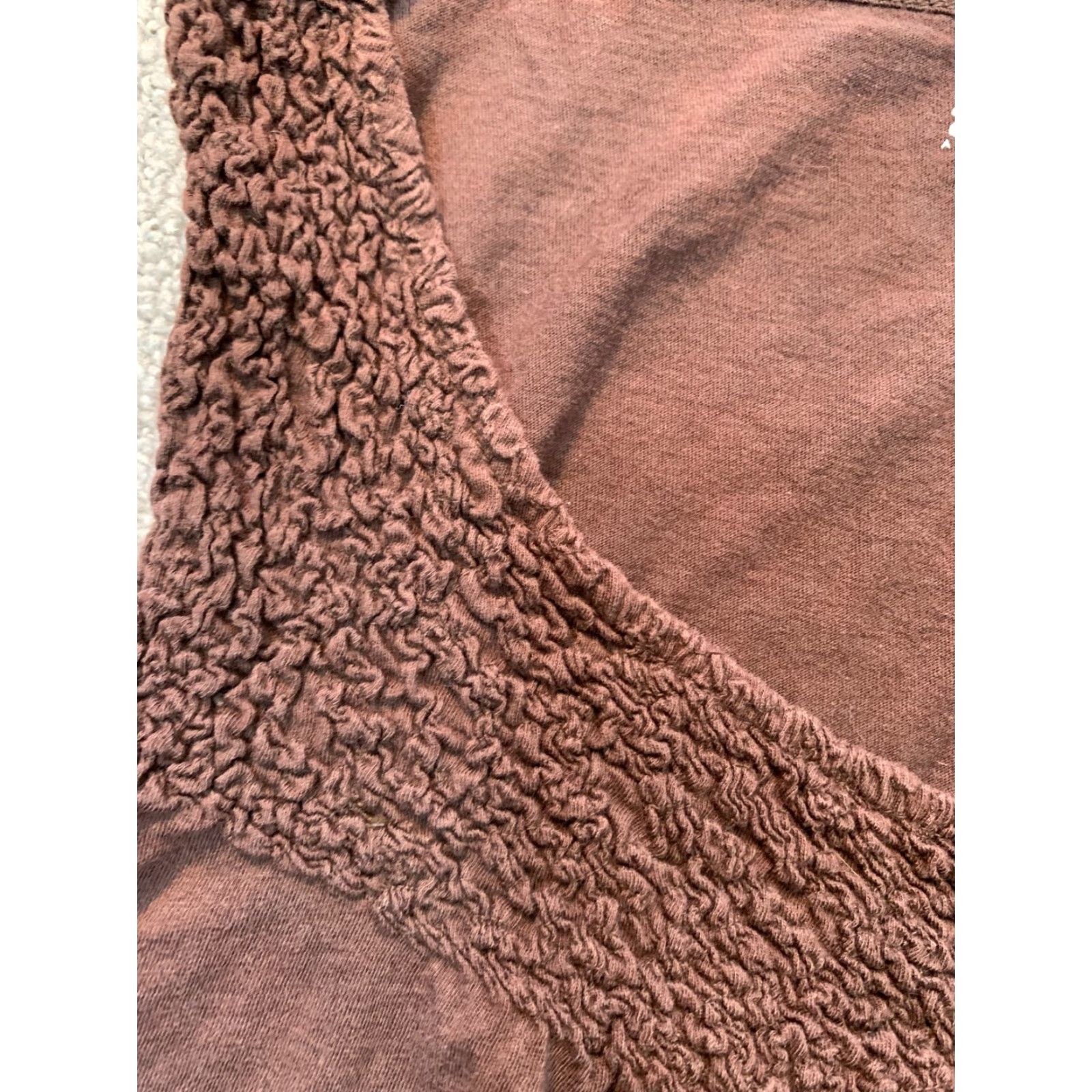 Vintage ANA Sleeveless Top Womens Size Medium M Brown Blouse Women Sleeveless Collarless All Seasons Business Regular Fit Shirt Size M / US 6-8 / IT 42-44 - 4 Thumbnail