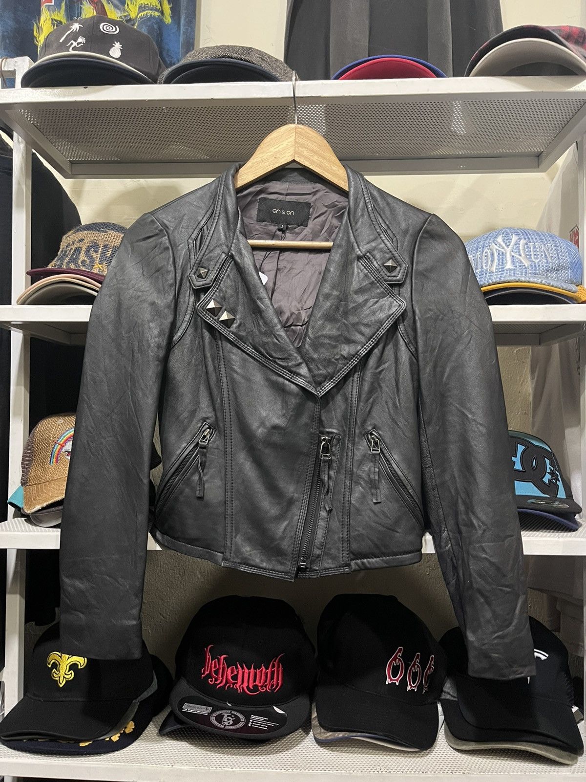 Genuine Leather AN&ON LEATHER JACKET Size S / US 4 / IT 40 - 1 Thumbnail