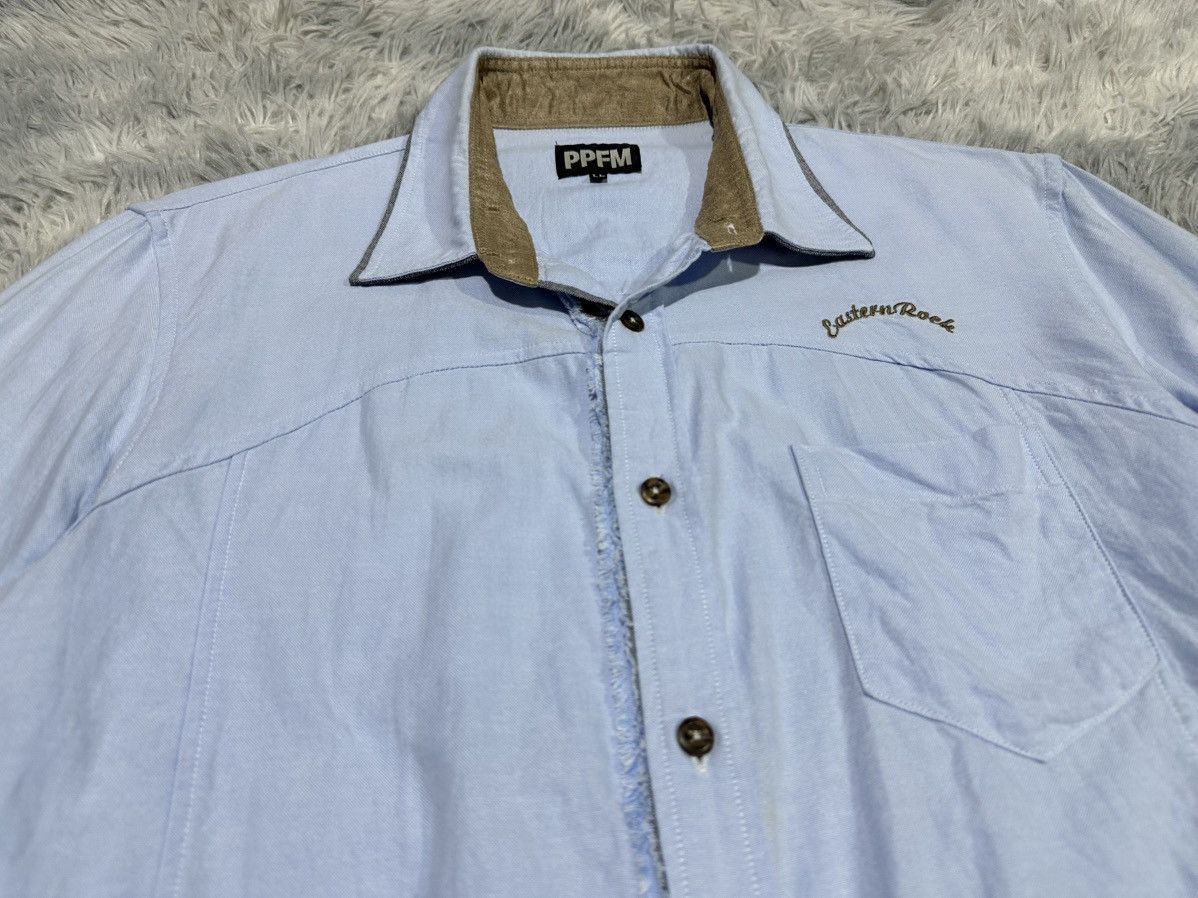 PPFM 🔥Rare Y2K PPFM Eastern Rock Double Layer Collar Shirt Size US L / EU 52-54 / 3 - 1 Thumbnail