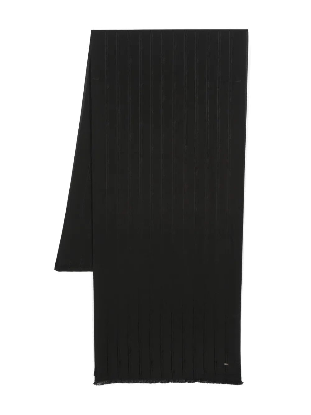 Saint Laurent Paris o1b1hav110425 Size: OS / Cassandre Striped Evening Scarf Size ONE SIZE - 4 Thumbnail