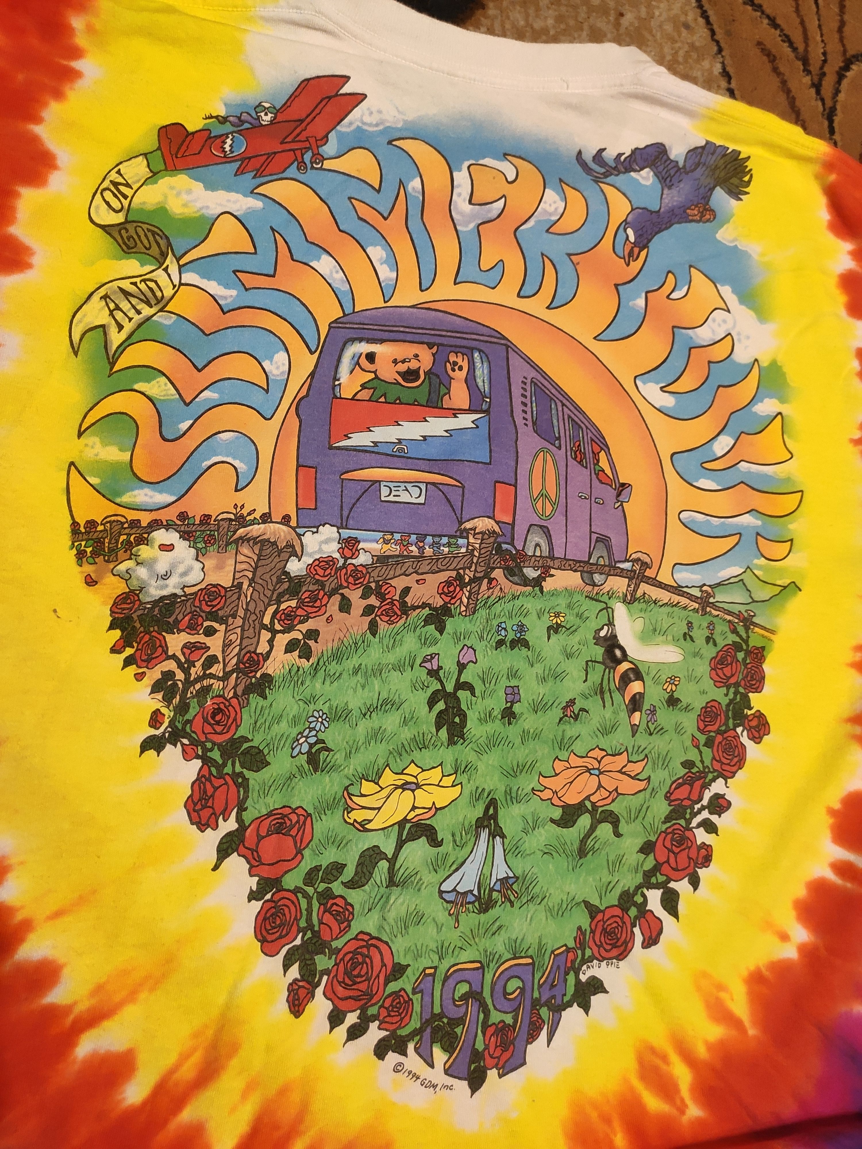 Grateful Dead × Liquid Blue Grateful dead liquid blue tee t-shirt tie dye 1994 xl/xxl Size US XXL / EU 58 / 5 - 6 Thumbnail