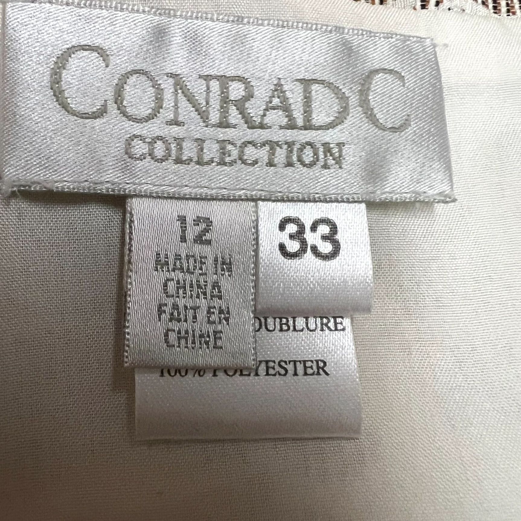 Vintage VINTAGE LC Lauren Conrad Pleated Floral Skirt Womens 12 Knee Length Tan White 33x21 Brown Polyester 90s Womens Ladies Skirt Women LC Lauren Conrad Size 34" / US 12 / IT 48 - 6 Thumbnail
