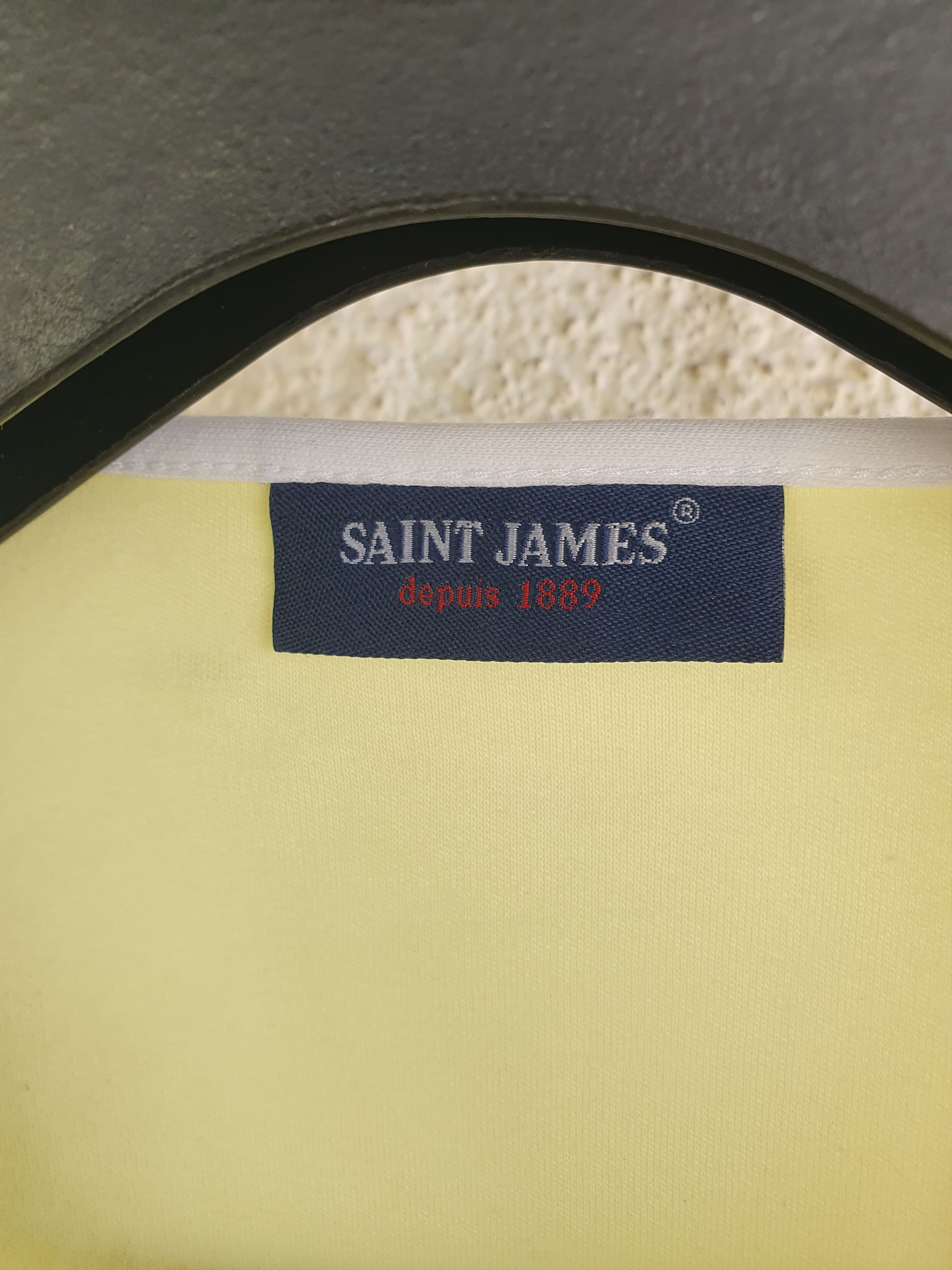 Saint James × Swagger Saint James Yellow Cotton Cardigan Top sz 10 Size L / US 10 / IT 46 - 3 Thumbnail