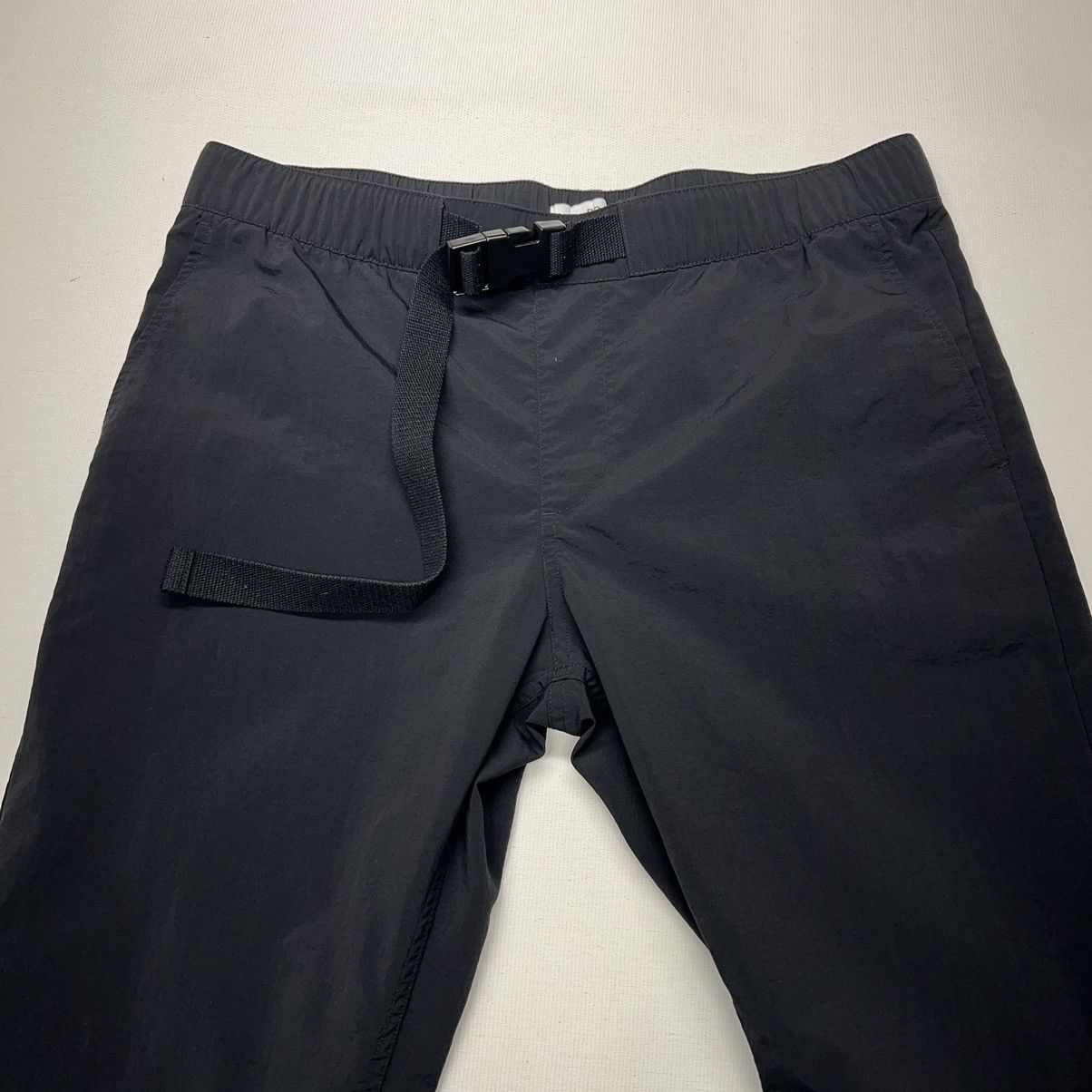BP. × Nordstrom BP Pants Black Belted Nylon Lightweight Elastic Active Size 32" / US 10 / IT 46 - 4 Thumbnail