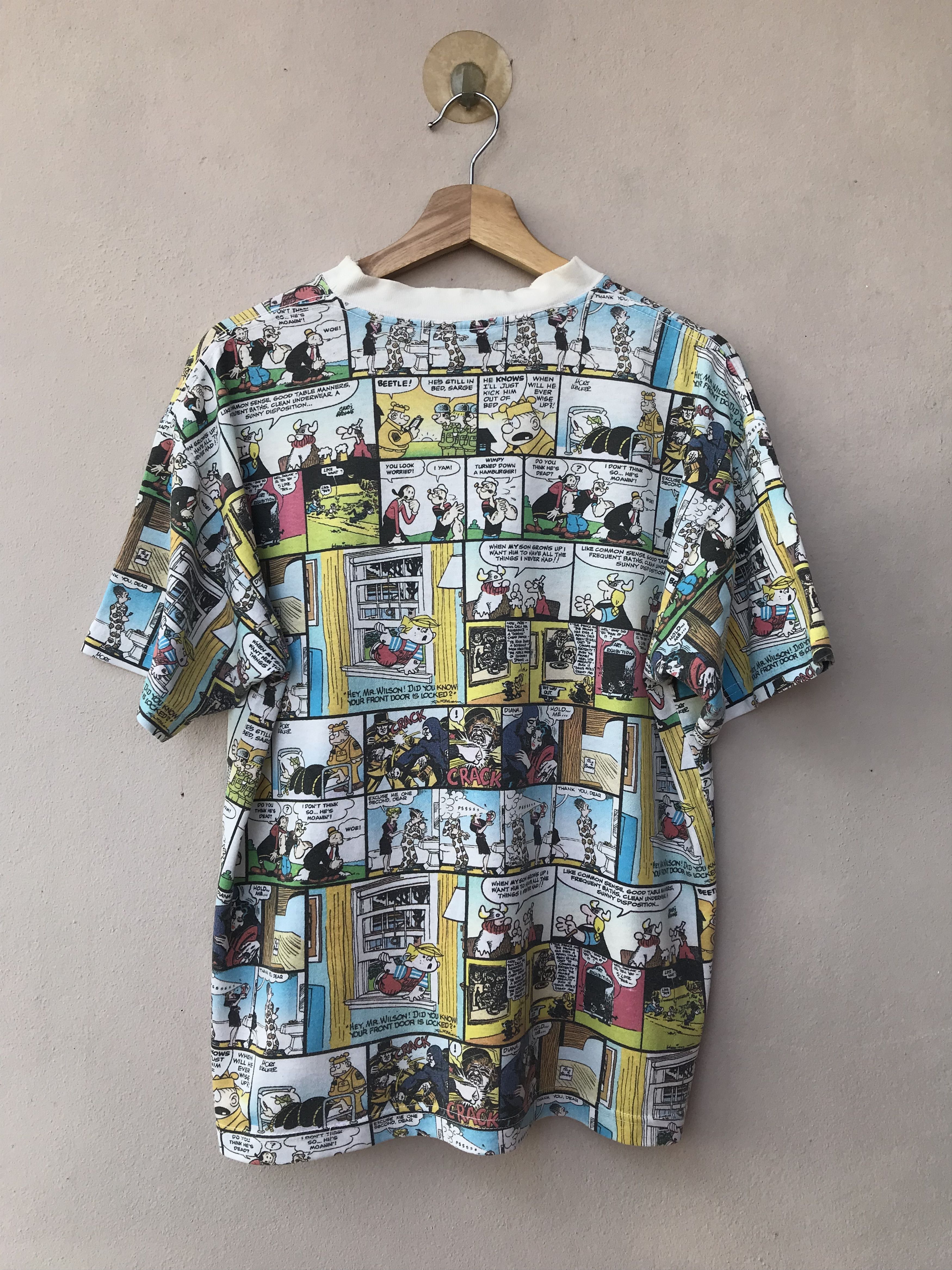 Anime Vintage Universal Studios Popeye Fullprint Tee Size US M / EU 48-50 / 2 - 7 Thumbnail