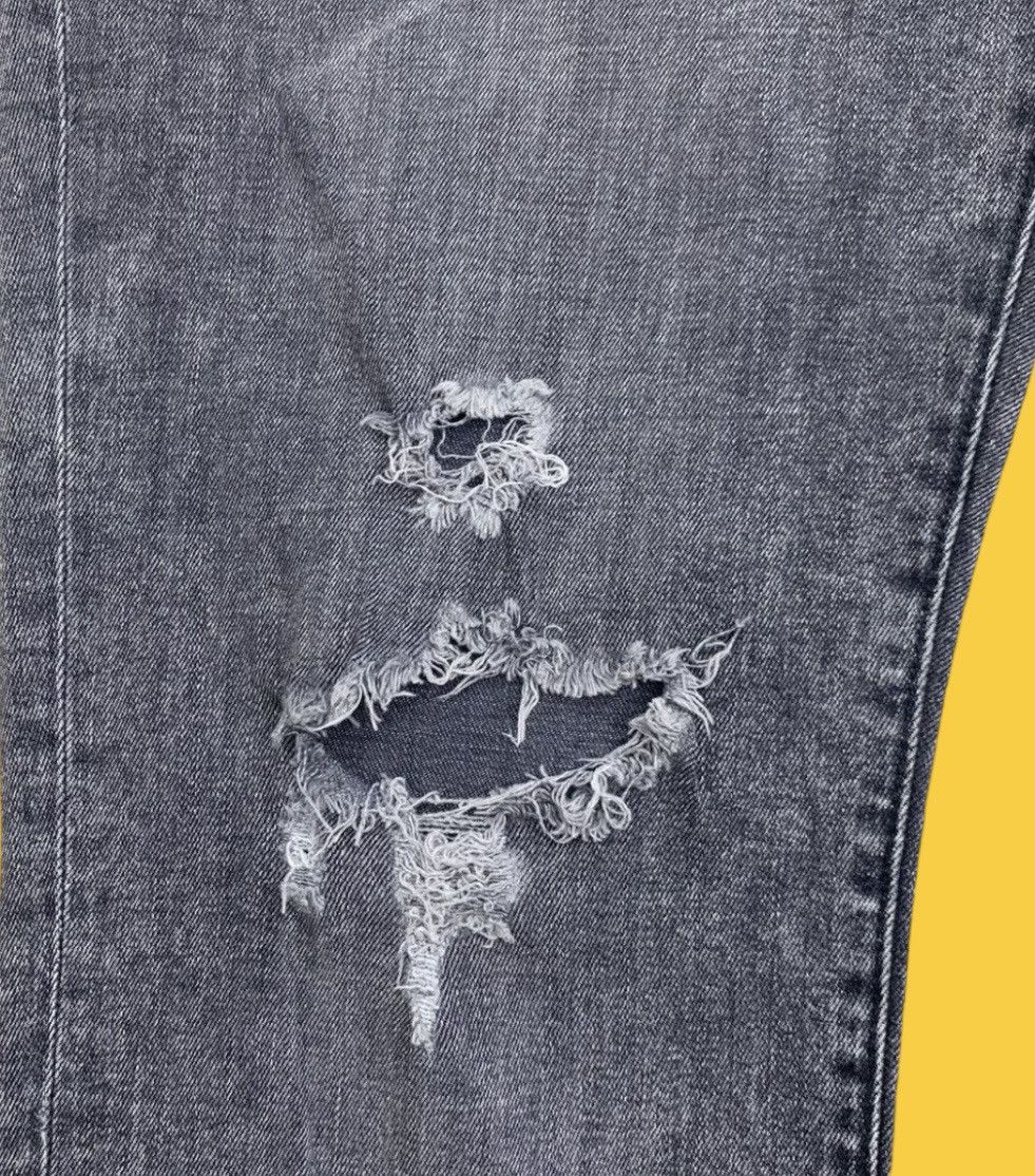 Jean Distressed Denim Black Jeans Size US 34 / EU 50 - 10 Thumbnail