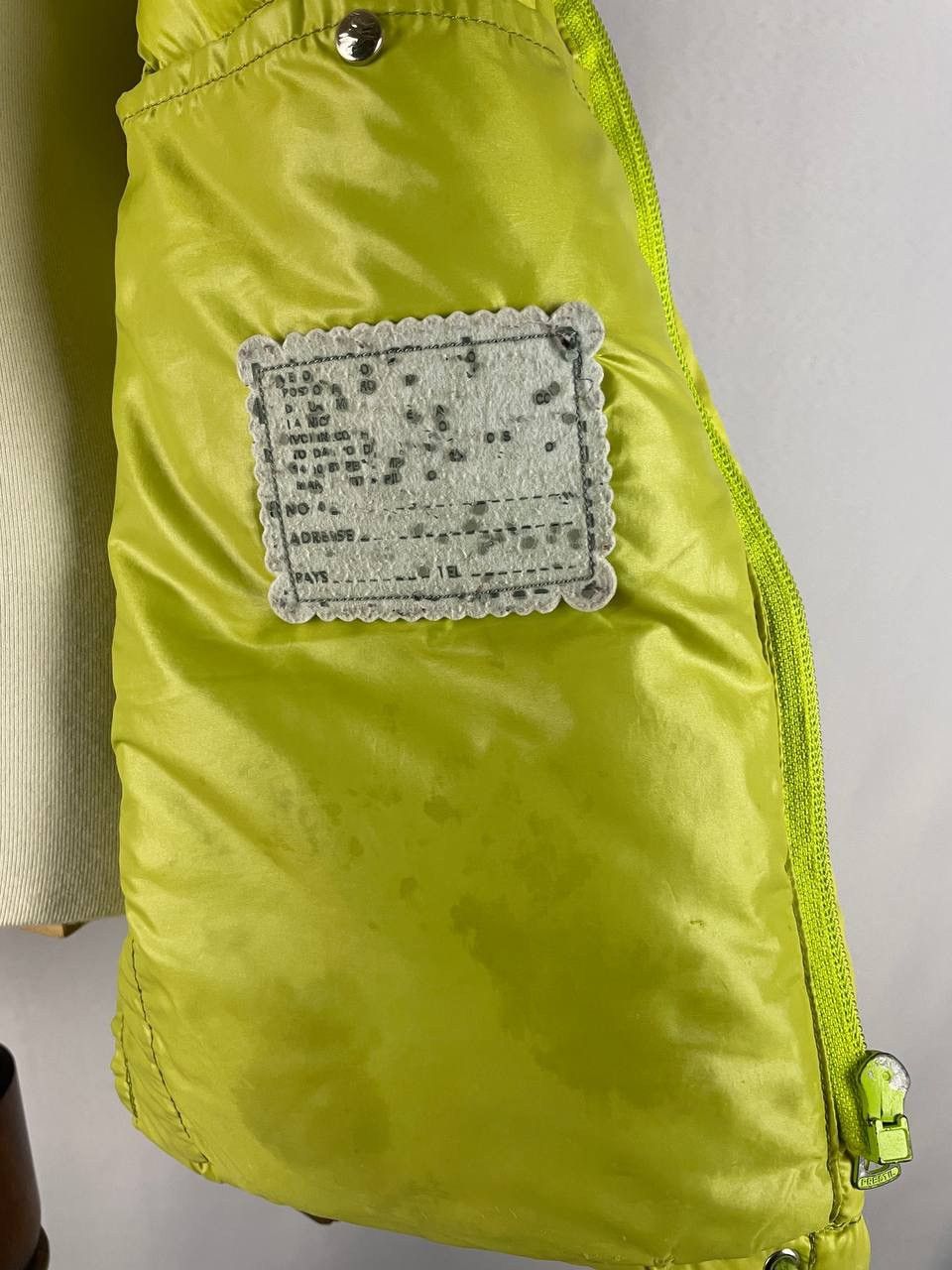 Moncler Moncler Down Vest Jacket Lemon Grenoble Vintage 1990s Size US XL / EU 56 / 4 - 20 Thumbnail