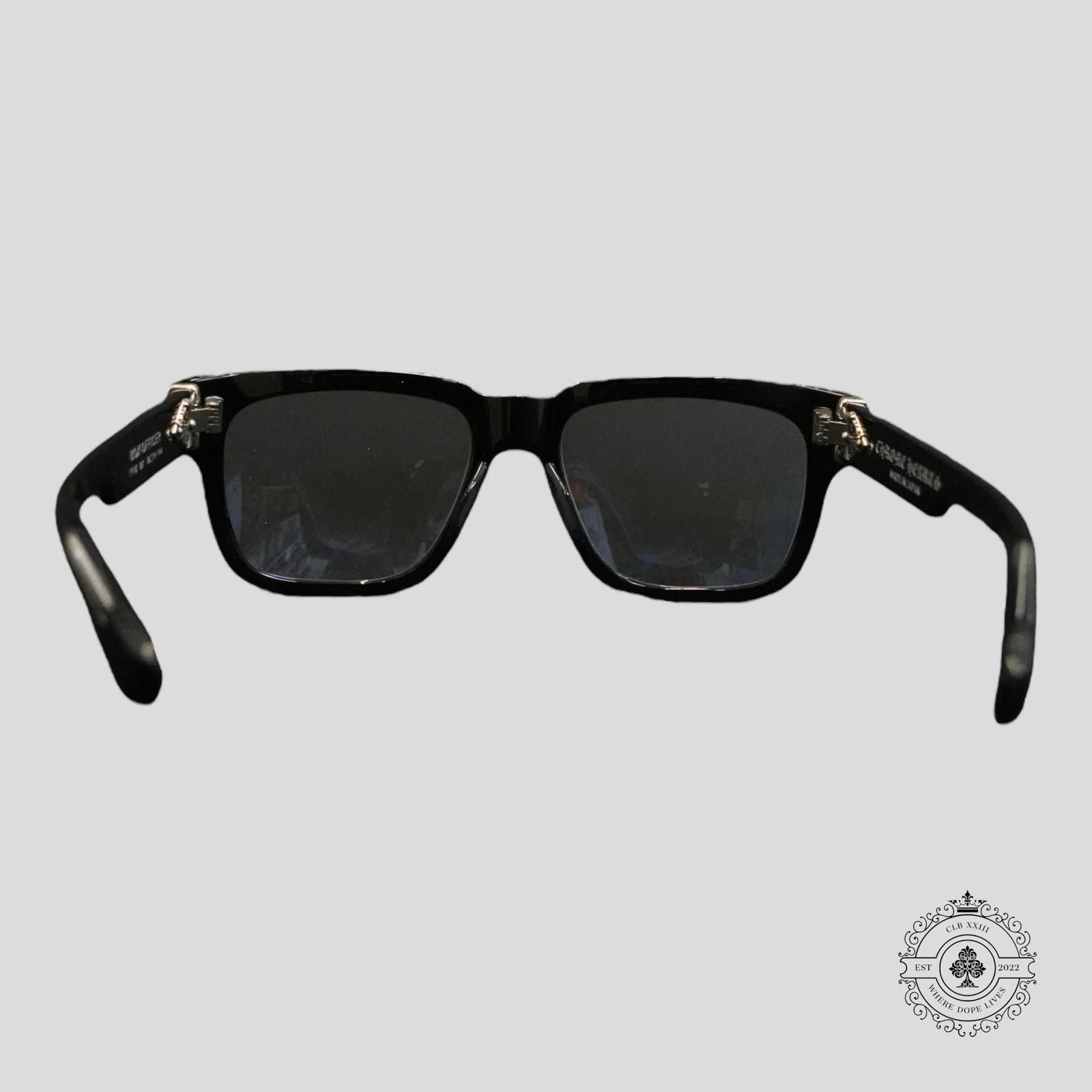 Chrome Hearts Chrome Hearts Box Officer Glasses in Black/Silver Size ONE SIZE - 4 Thumbnail