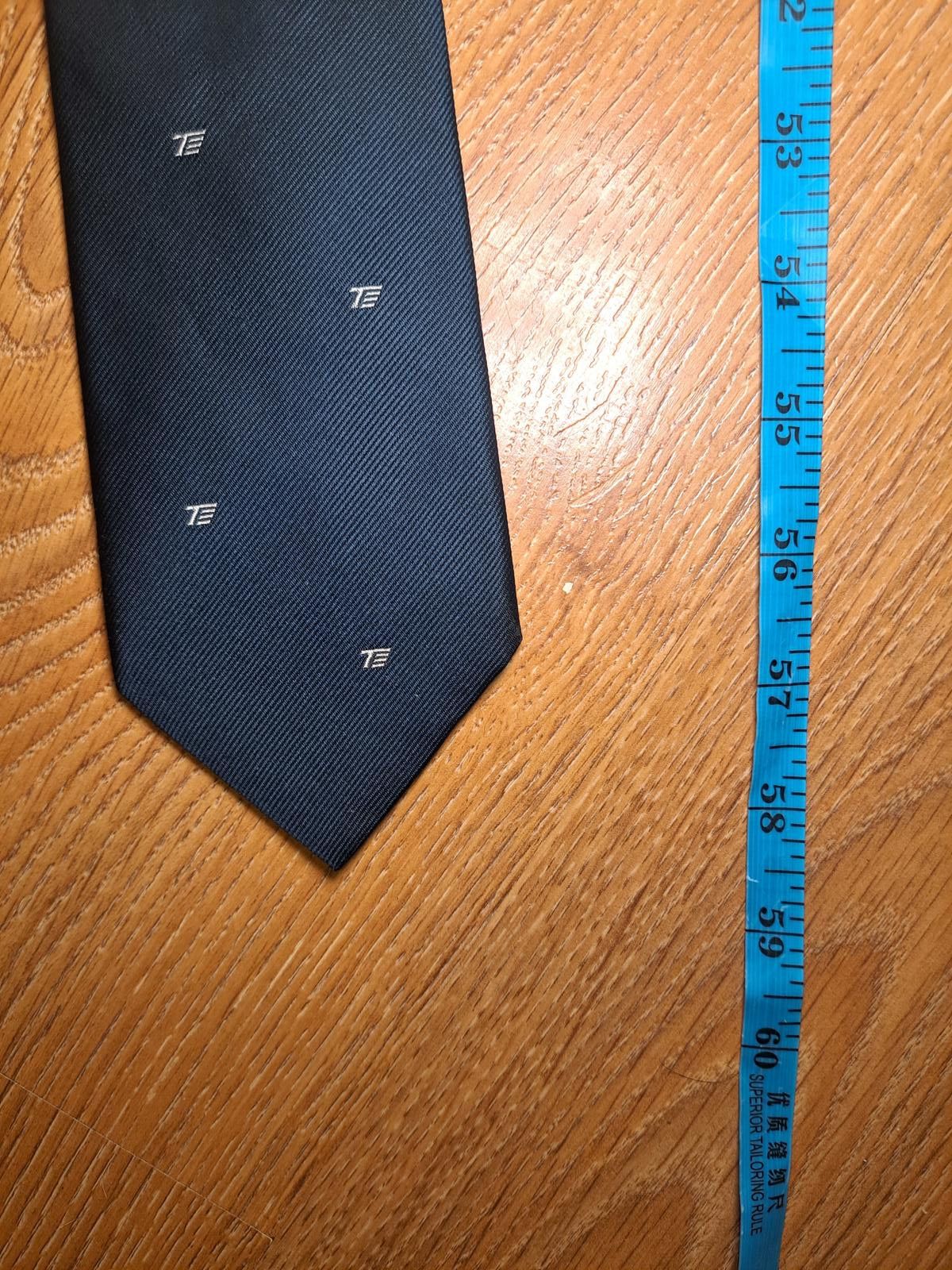 Givenchy Givenchy Monsieur 100% Silk Tie Navy Blue Necktie Size ONE SIZE - 6 Thumbnail