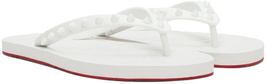 o1s1wg110924 Loubi Flip Sandals in White