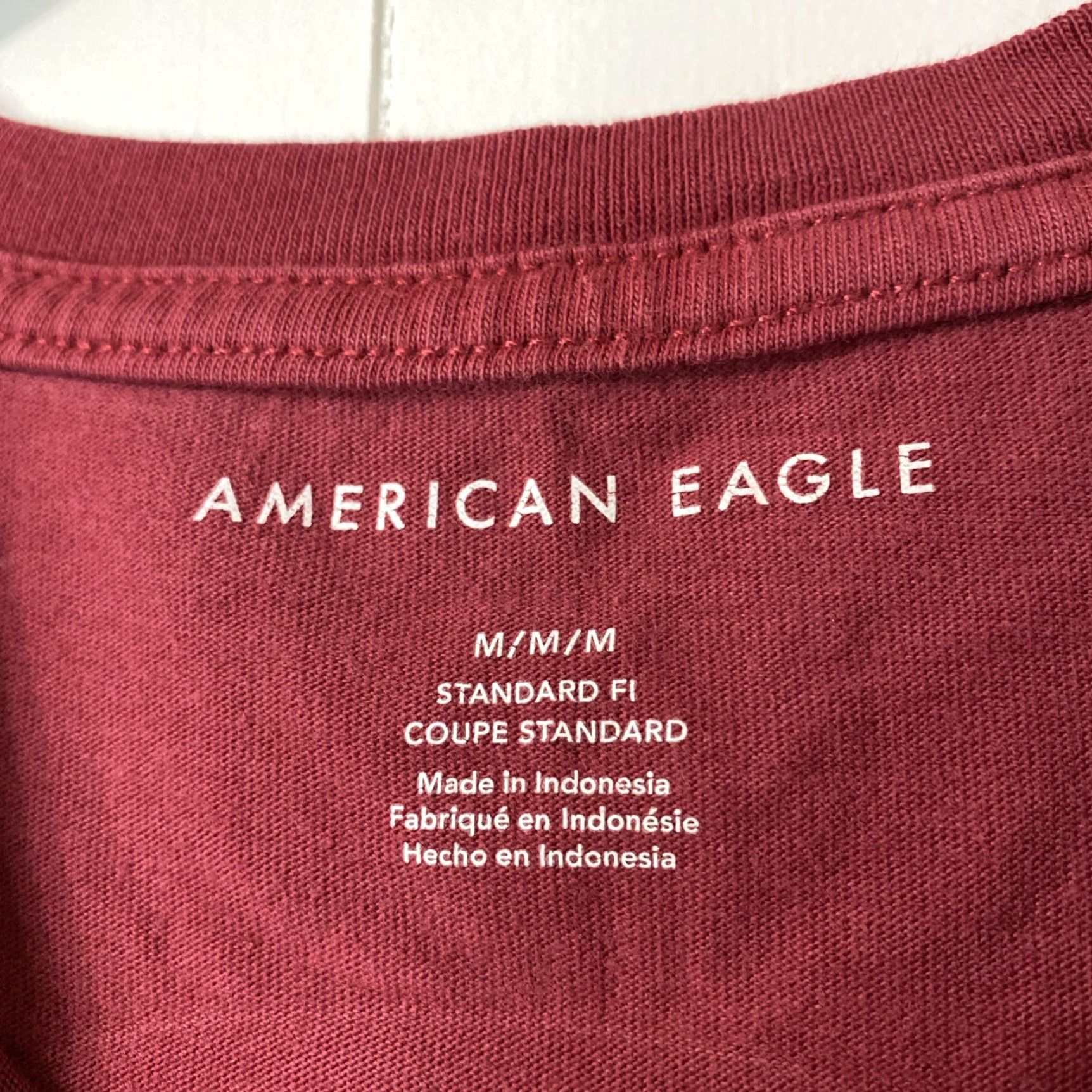 American Eagle Outfitters VINTAGE American Eagle Mens T Shirt Globe Red Size M Short Sleeve Crew Neck Regular Fit Size US M / EU 48-50 / 2 - 5 Thumbnail