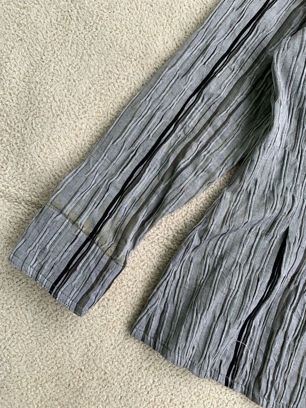 Issey Miyake × Japanese Brand × Vintage Vtg Luciano feretti 3D pattern pleated Style Size M / US 6-8 / IT 42-44 - 6 Thumbnail