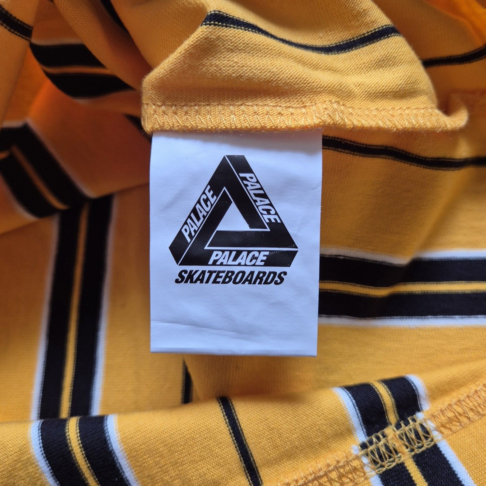 Palace Palace Vertical Stripe T-Shirt Yellow Small Brand New FW22 Size US S / EU 44-46 / 1 - 5 Thumbnail