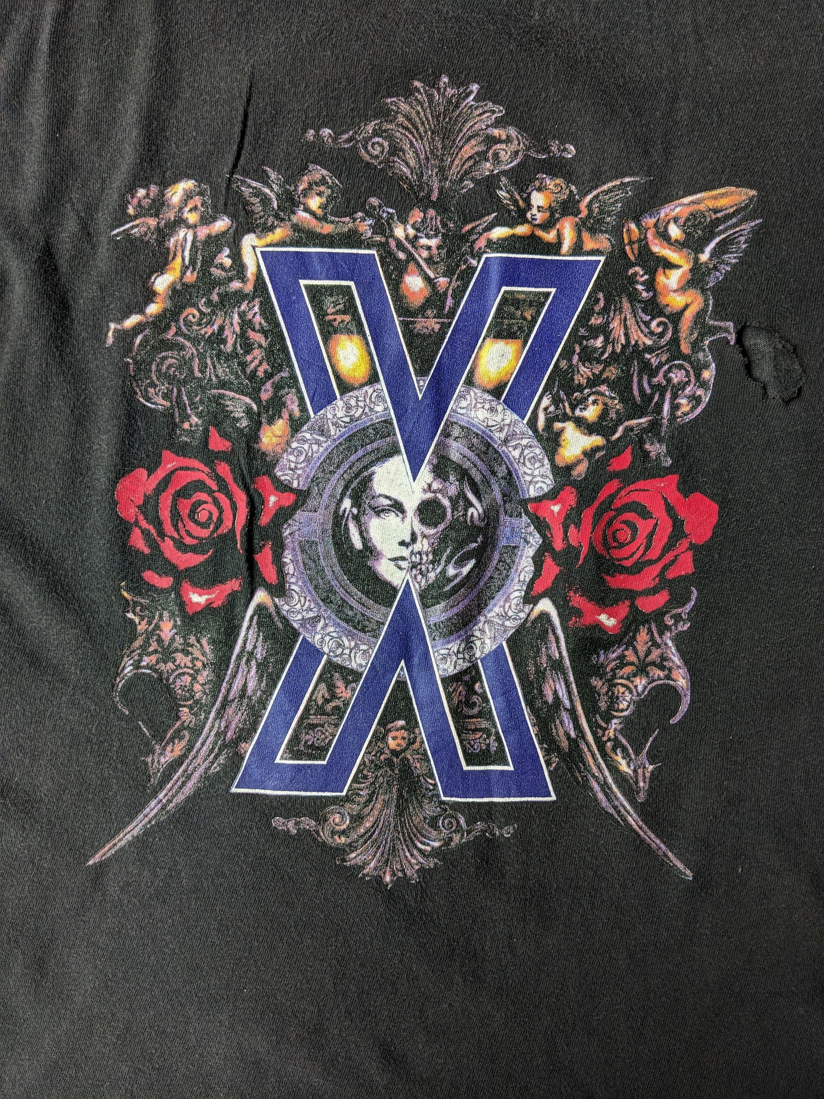 Band Tees × Vintage Vintage distressed X Japan Staff Tour 1991 band tee Size US L / EU 52-54 / 3 - 3 Thumbnail