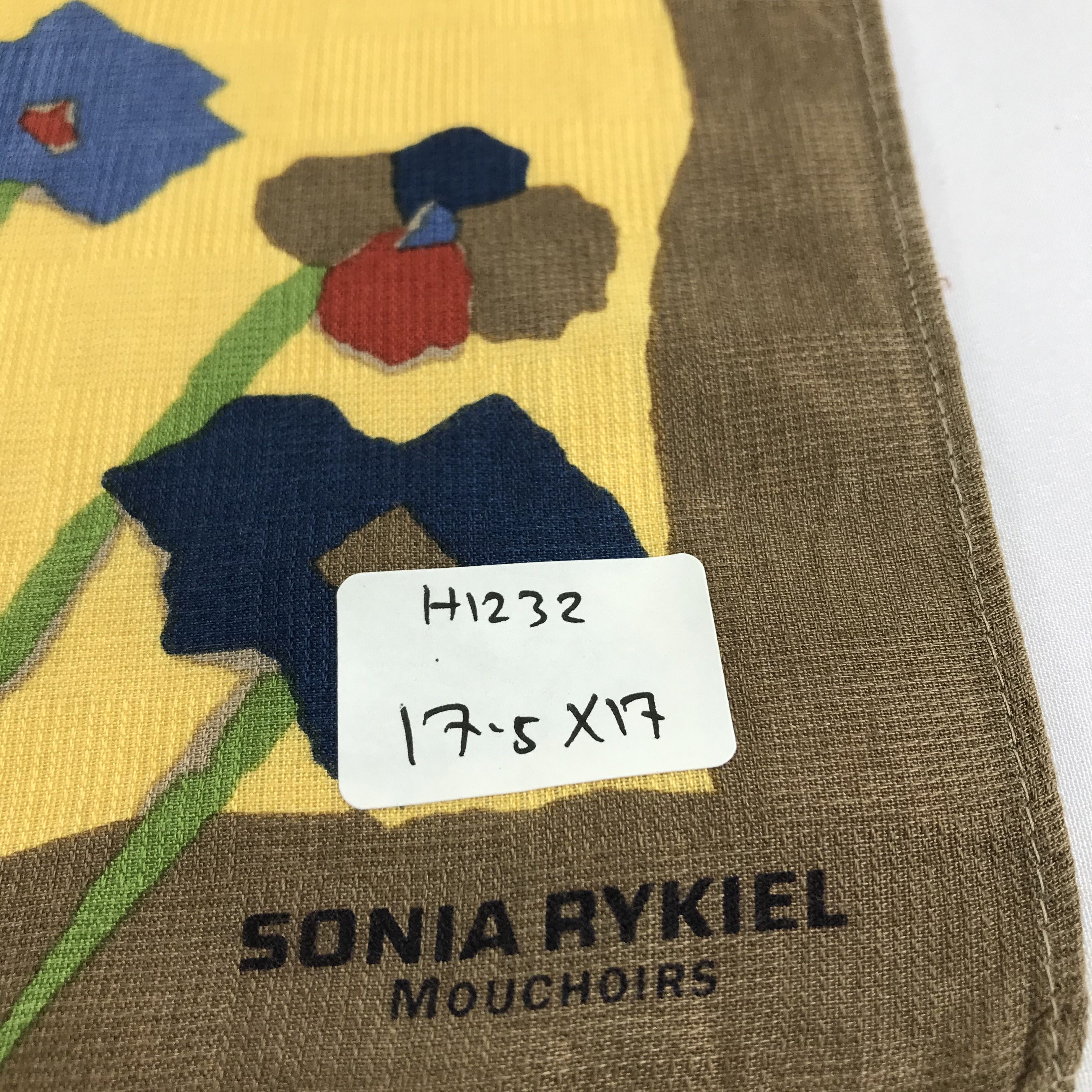Sonia Rykiel Sonia Rykiel Handkerchief Neckerchief Bandana H1232 Size ONE SIZE - 4 Thumbnail