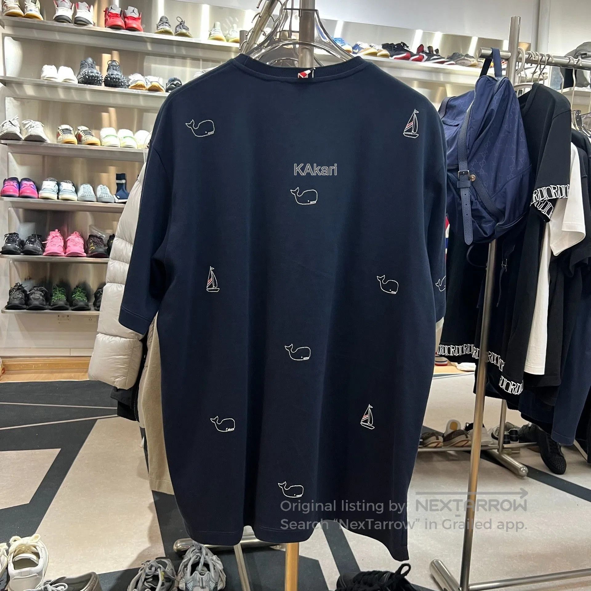 Thom Browne Thom Browne Whale Print Embroidery T. Size US XXL / EU 58 / 5 - 3 Thumbnail