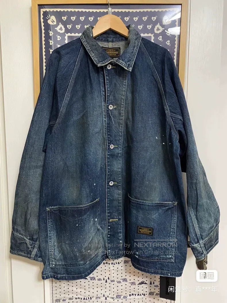 Neighborhood Neighborhood Jacket Splatter Denim Size US L / EU 52-54 / 3 - 2 Thumbnail