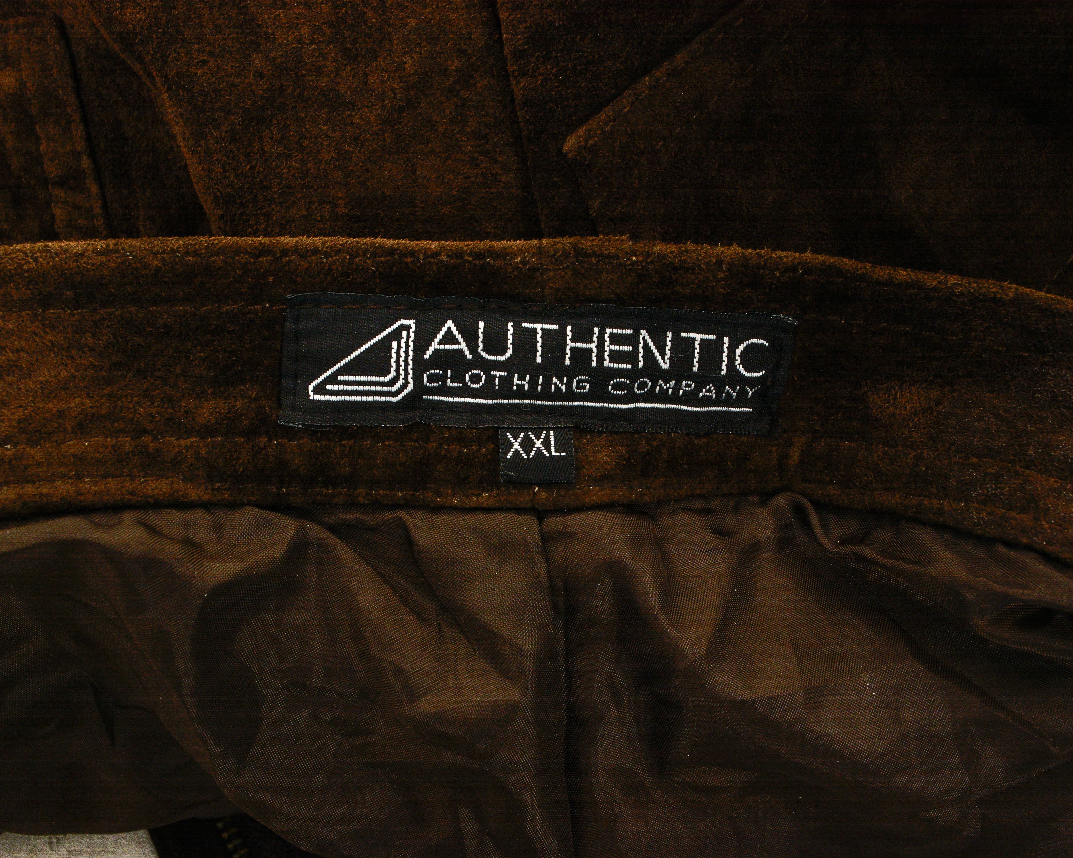 Cowboy Equipment × Leather × Vintage Brown Leather Mens W38 L34 Trousers Pants Suede Western Size US 38 / EU 54 - 5 Thumbnail