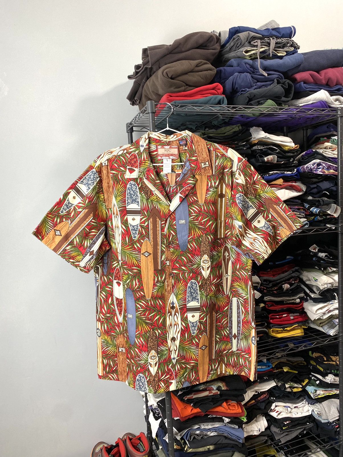 Vintage Rare! Vintage RJC Made In Hawaii USA Shirt American Vtg Size US L / EU 52-54 / 3 - 1 Thumbnail
